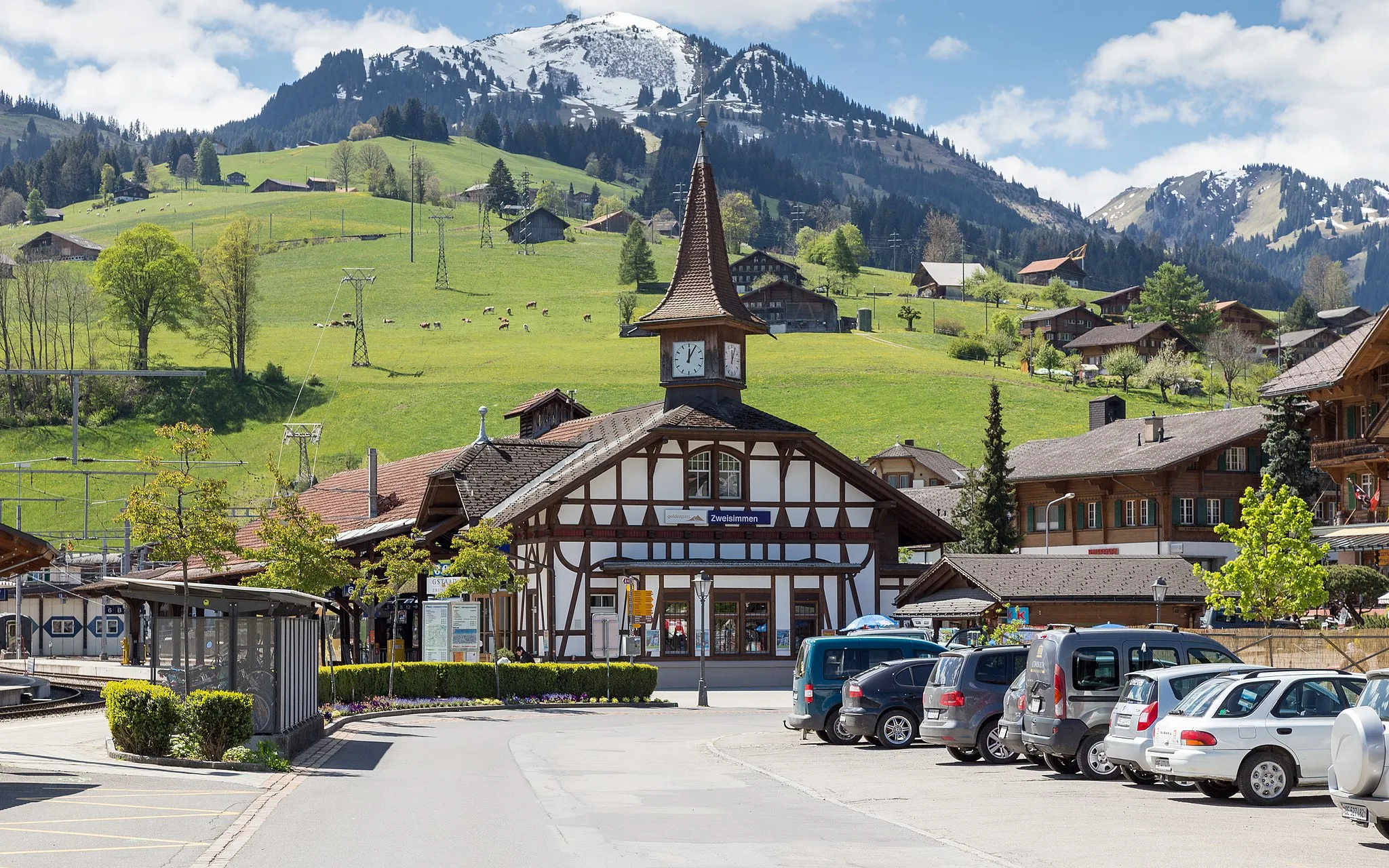 Photo showing: Bahnhof Zweisimmen