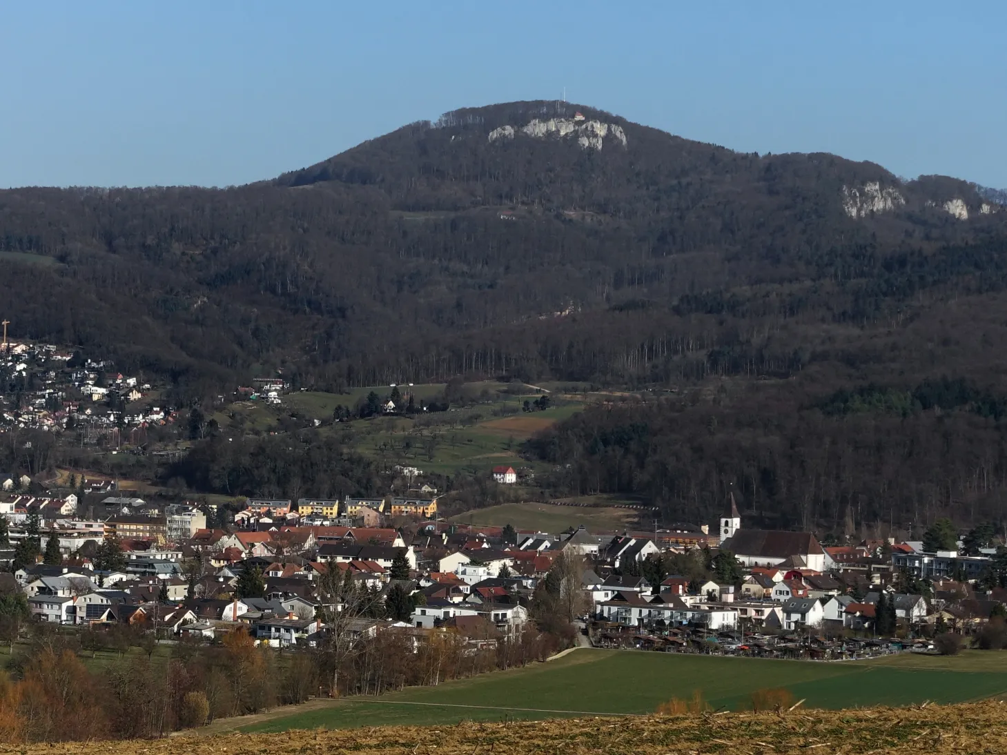 Photo showing: Panorama, Birstal, Aesch, Gempen