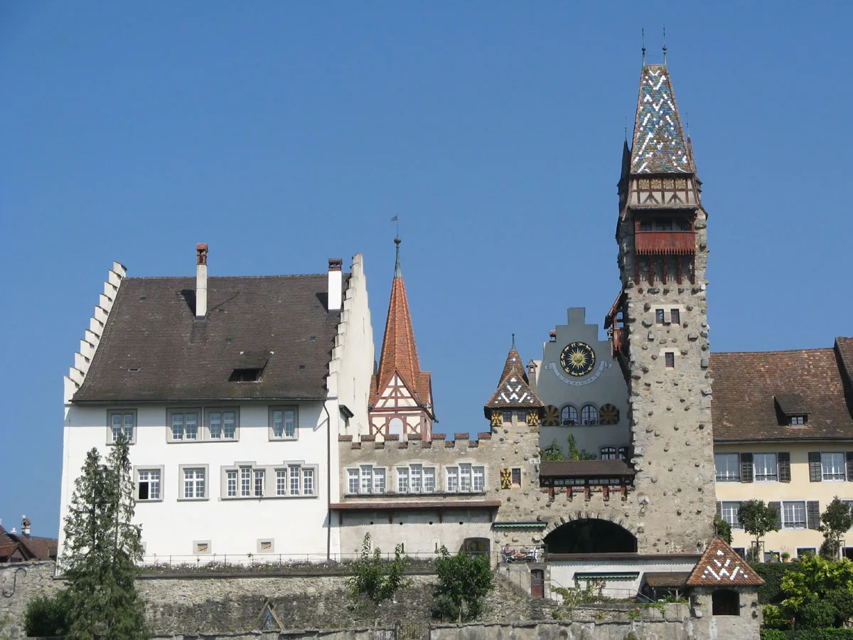 Photo showing: Der Muri-Amthof in Bremgarten, die ehemalige Lehensverwaltung des Klosters Muri