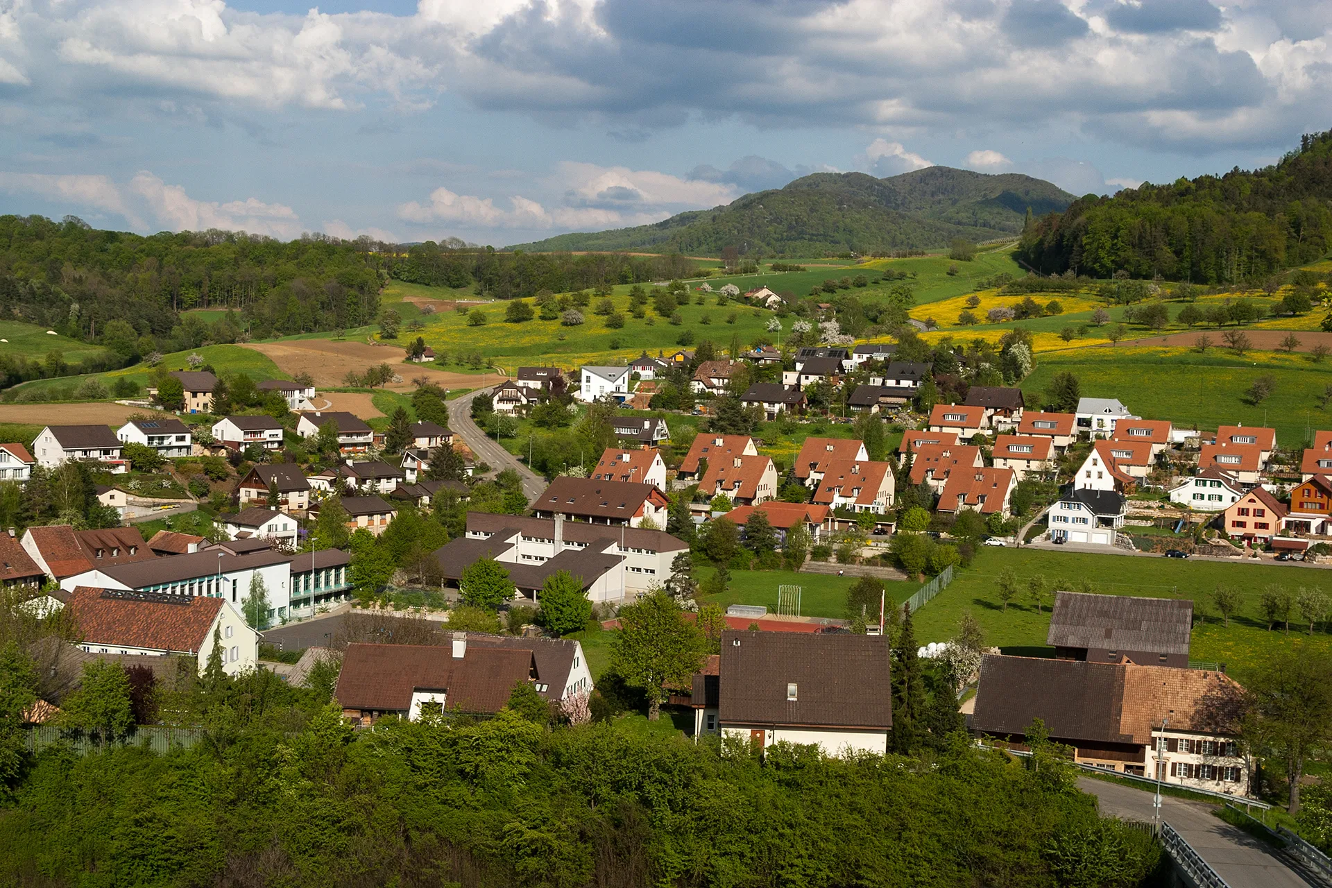 Photo showing: Blick auf den neueren Teil von Diegten (BL)