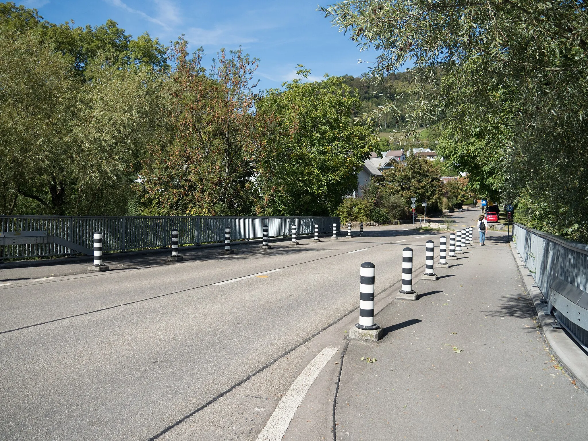 Photo showing: Sonnenbergweg Road Bridge over the Ergolz River, Itingen, Canton of Basel-Landschaft, Switzerland