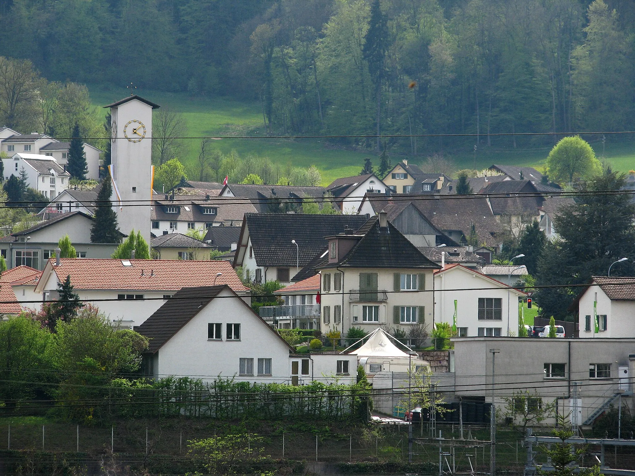 Photo showing: Killwangen as seen from Würenlos