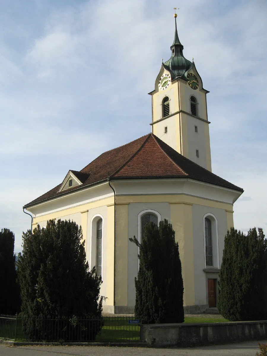 Photo showing: Reformierte Kirche Meisterschwanden