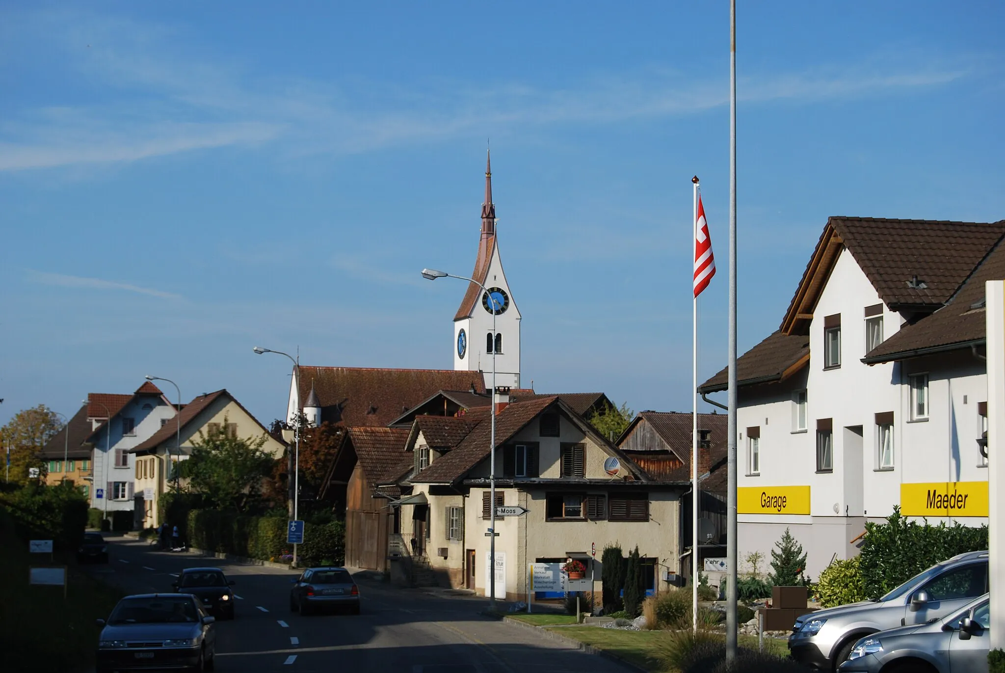 Photo showing: Church of Merenschwand, canton of Aargau, Switzerland