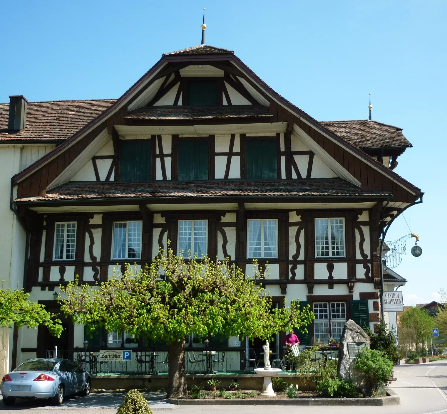 Photo showing: Restaurant Schwanen, Merenschwand AG, Switzerland