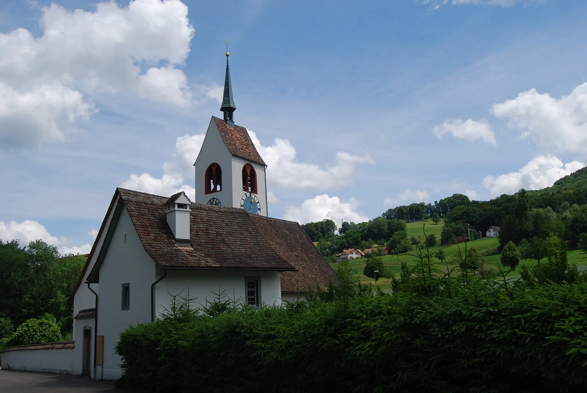 Photo showing: Protestant church of Oberdorf, canton of Basel-Country, Switzerland