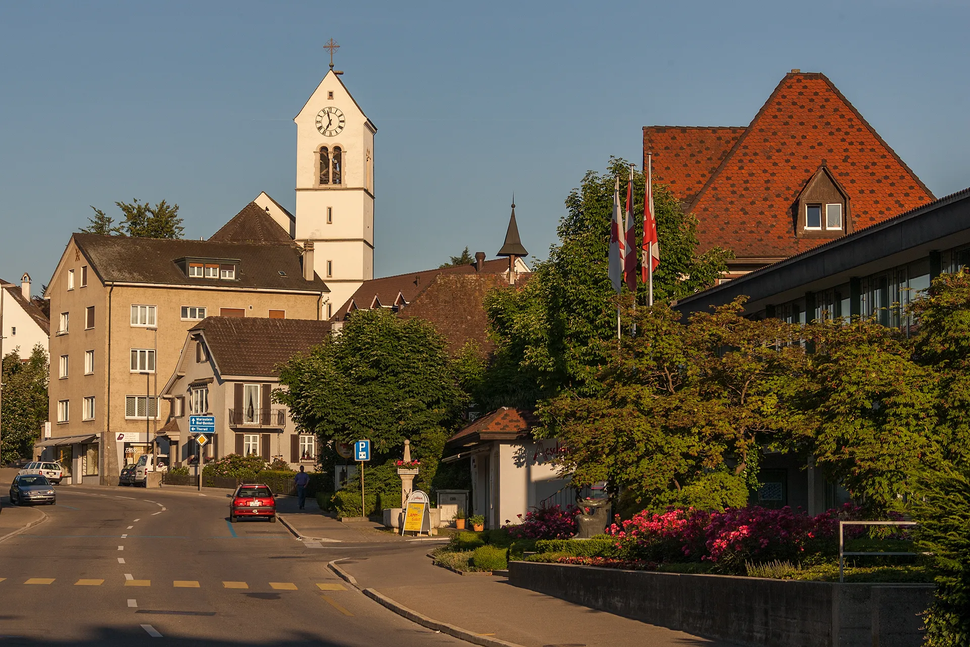 Photo showing: Dorfzentrum von Oberwil (BL)