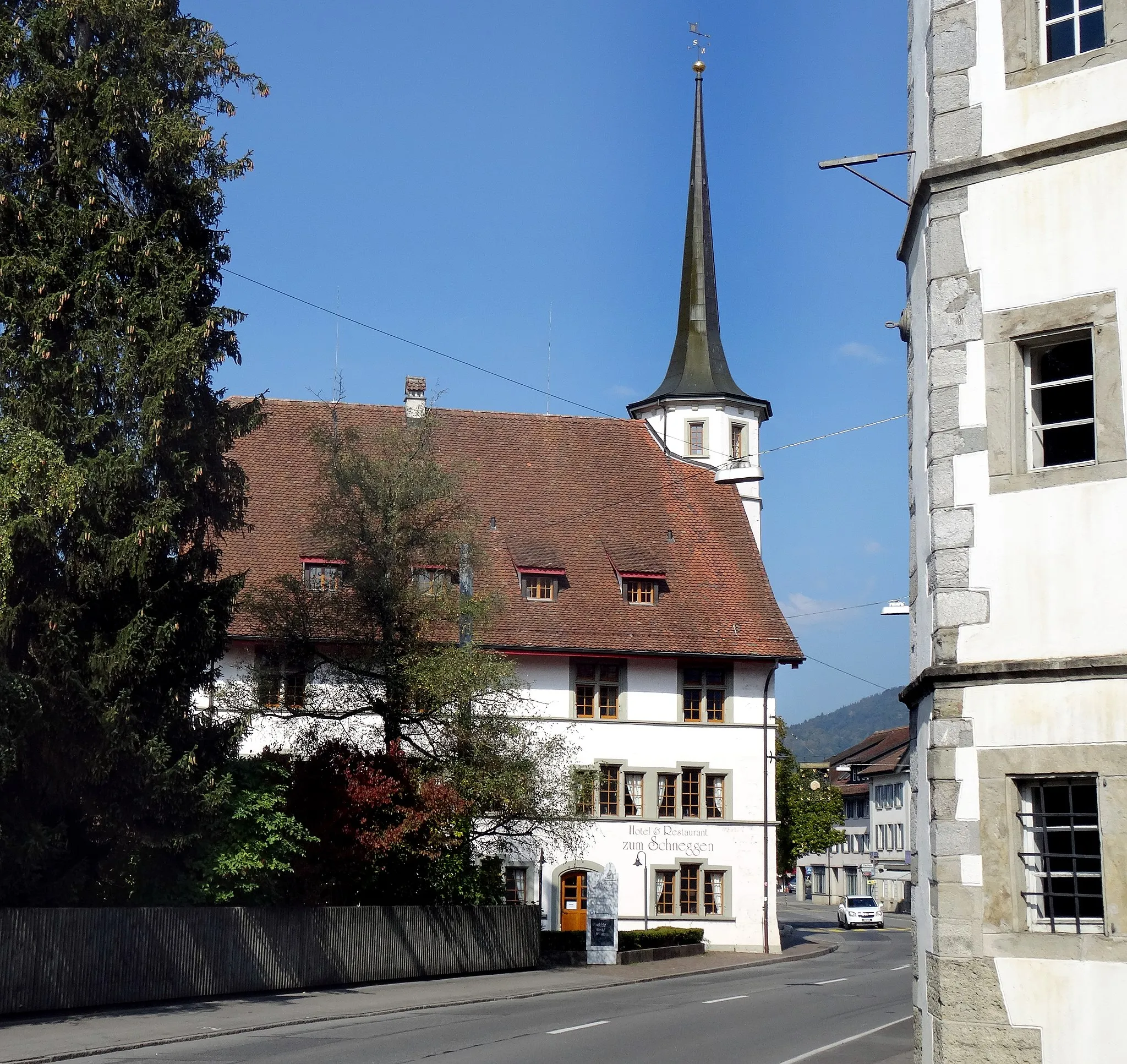 Photo showing: Schneggen Inn in Reinach AG, Switzerland
