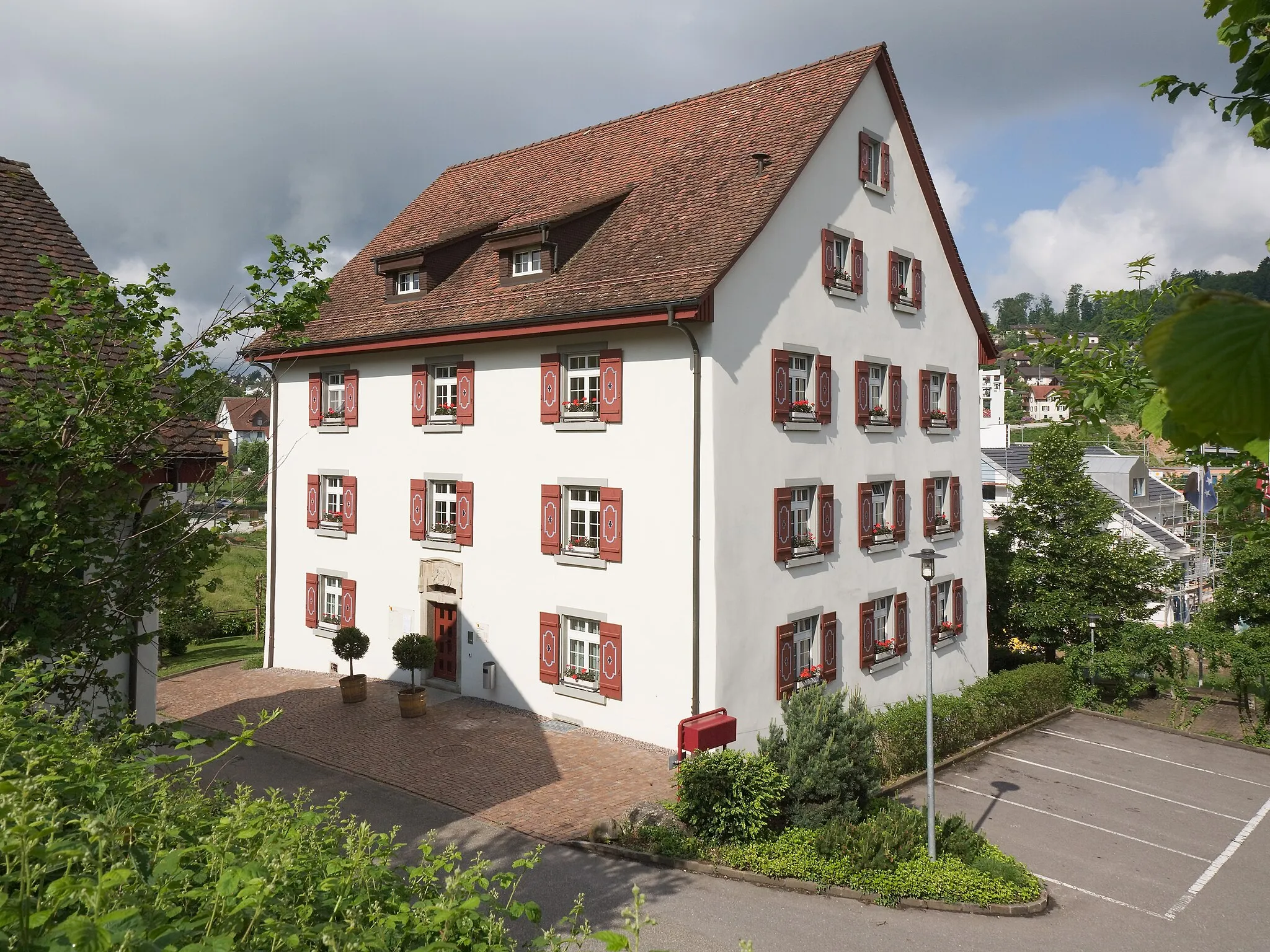 Photo showing: Das Gemeindehaus von Rudolfstetten-Friedlisberg, Schweiz