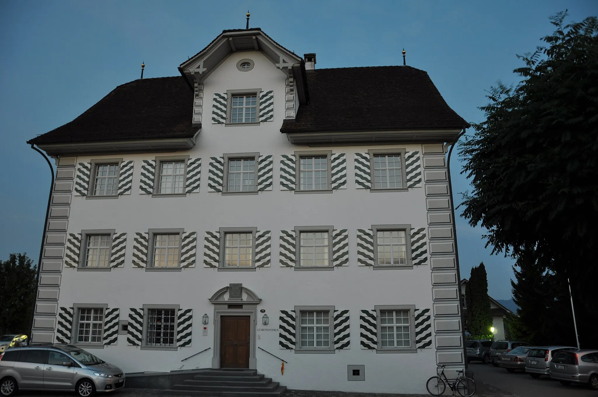 Photo showing: Sins: Gemeindehaus (ehemaliges Pfarrhaus)