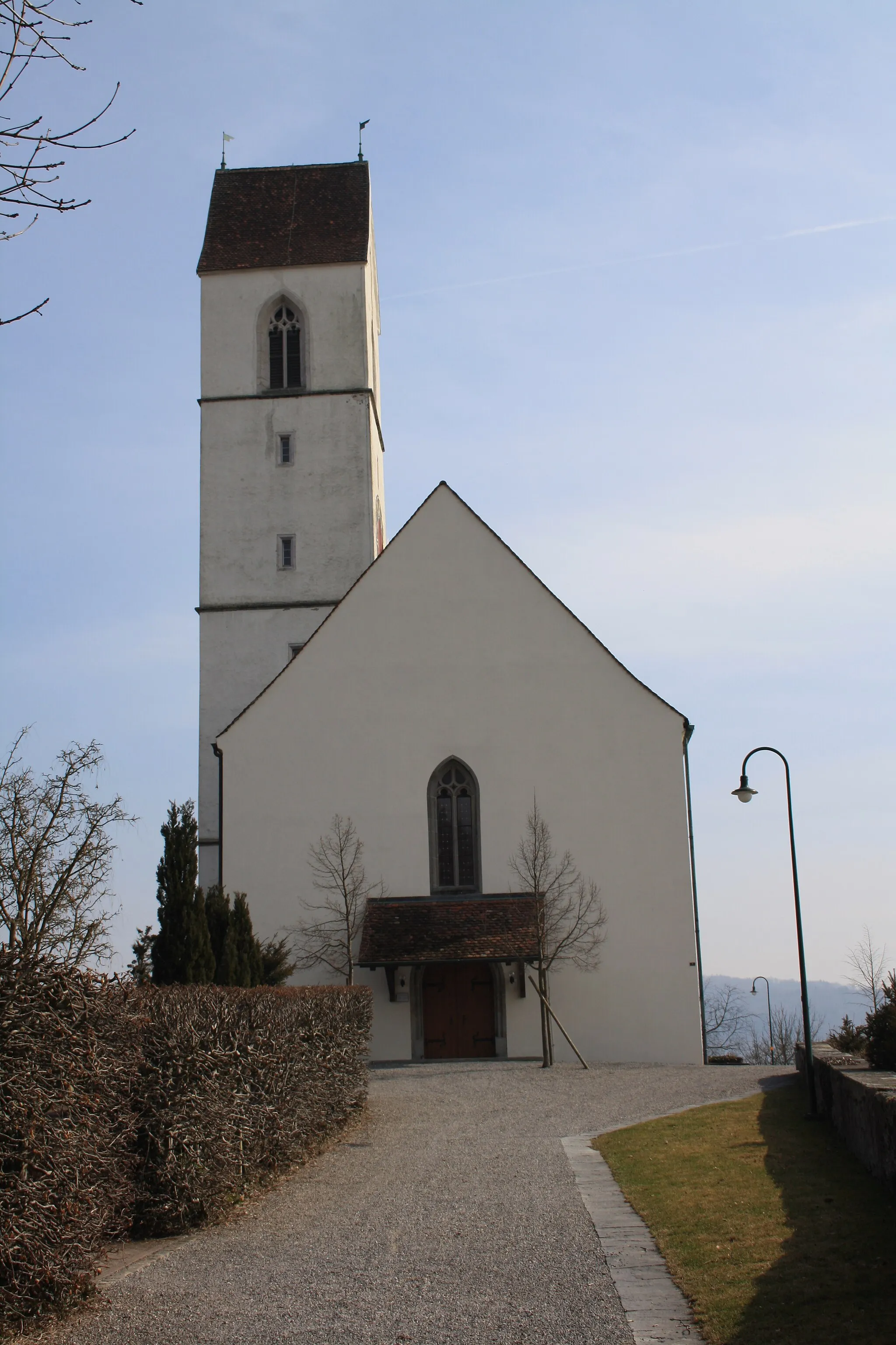 Photo showing: Reformierte Kirche Suhr