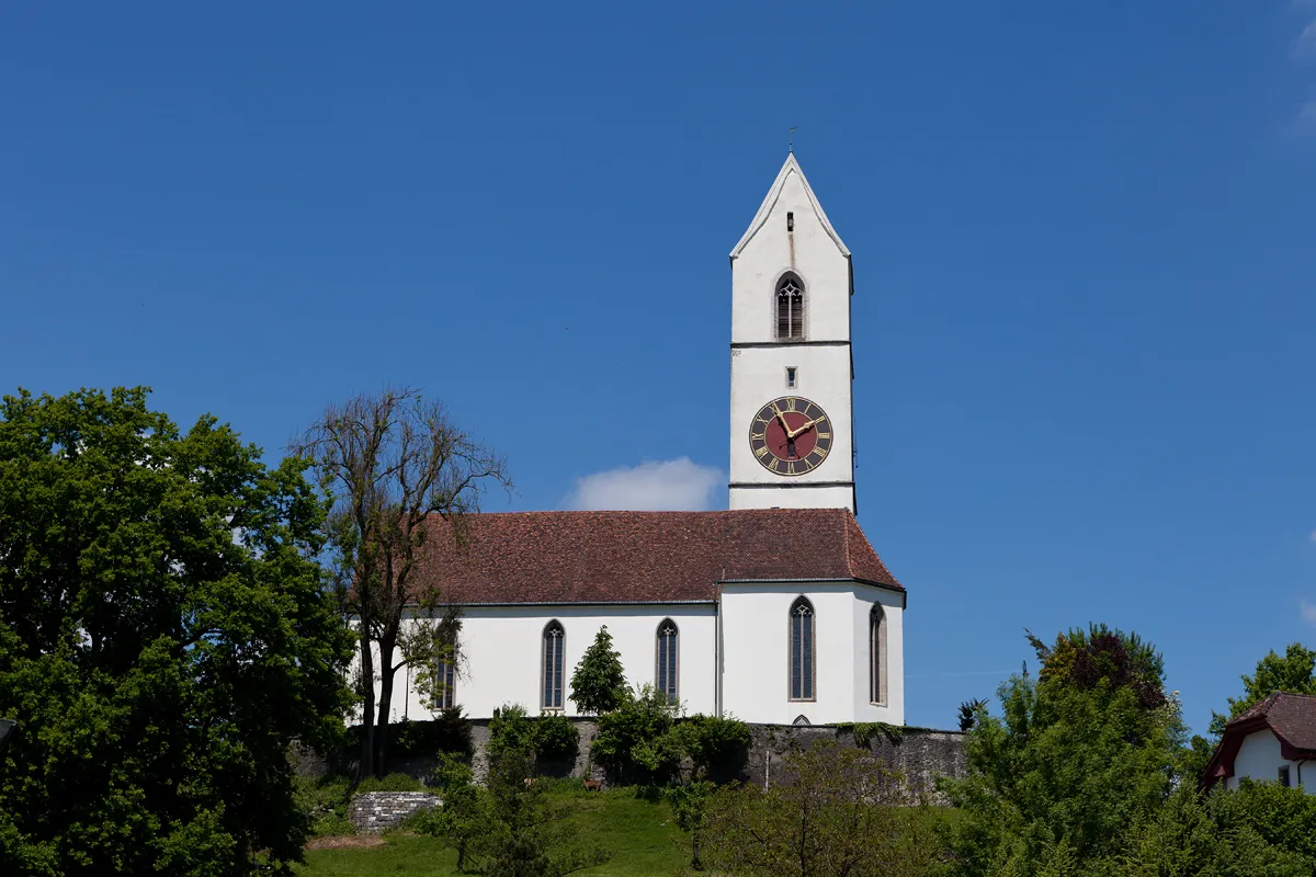 Photo showing: Reformierte Kirche in Suhr (Kulturgut, Liste B)