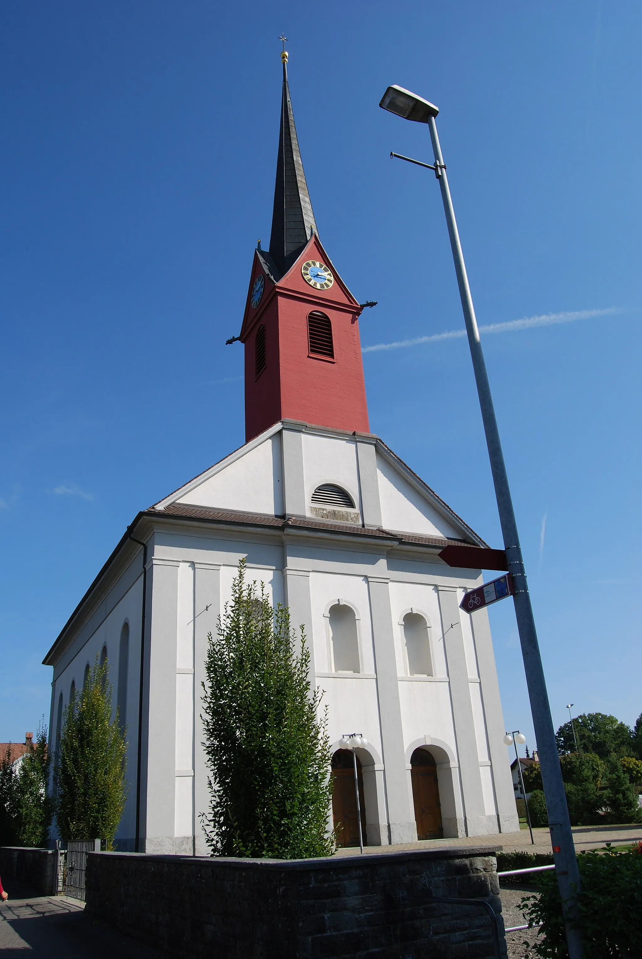 Photo showing: Church of Waltenschwil, canton of Aargau, Switzerland
