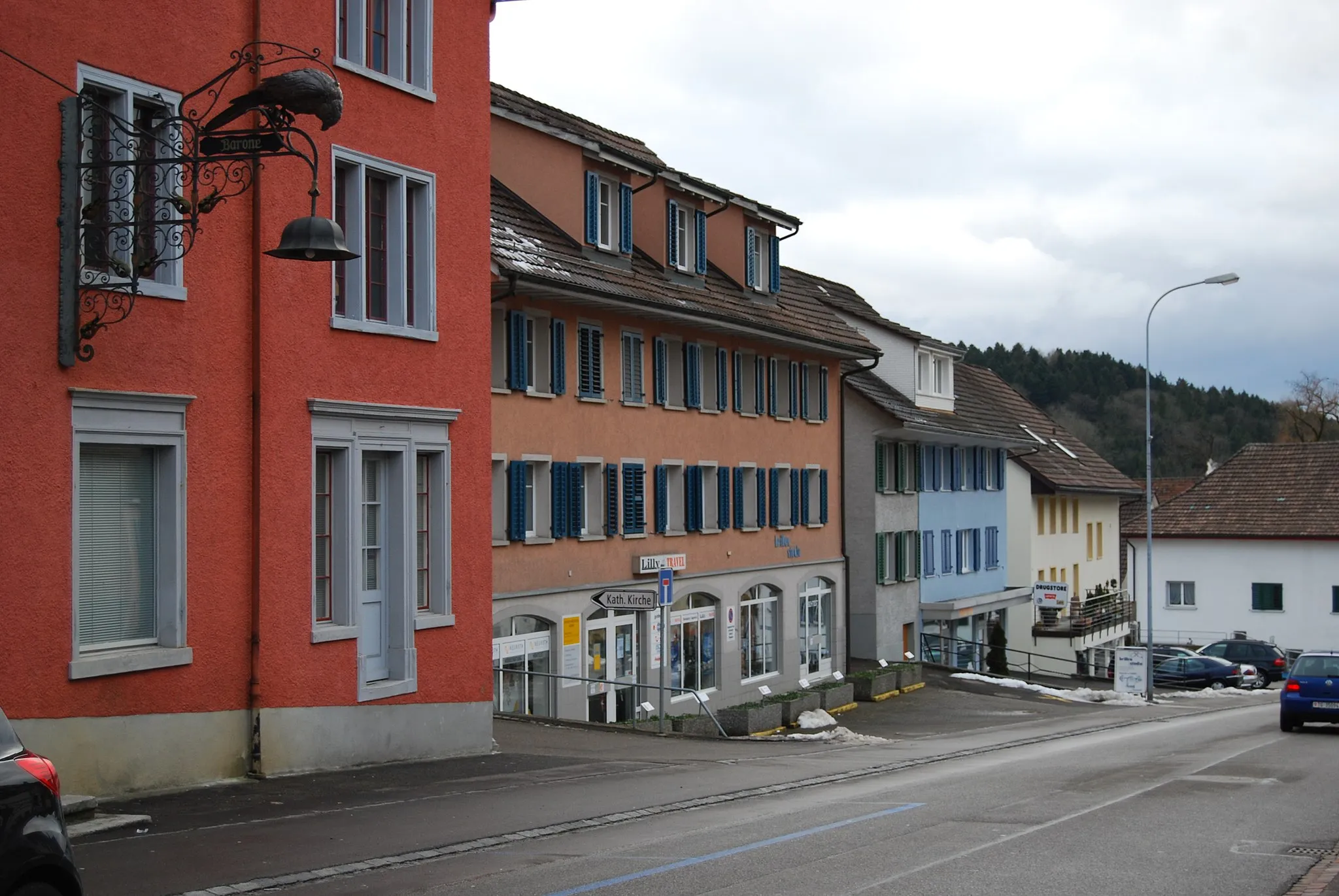 Photo showing: Mainstreet of Aadorf, canton of Thurgovia, Switzerland