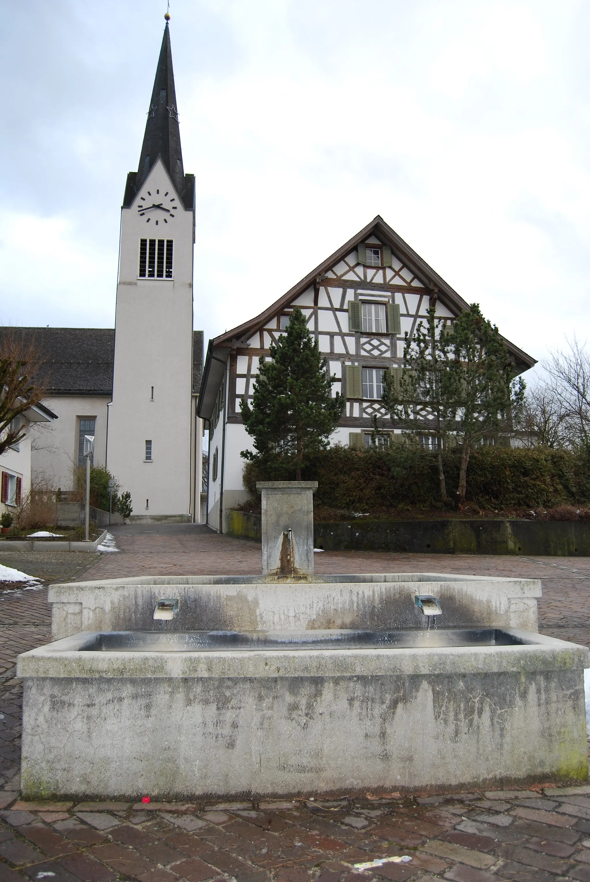 Photo showing: Catholic church of Aadorf, canton of Thurgovia, Switzerland