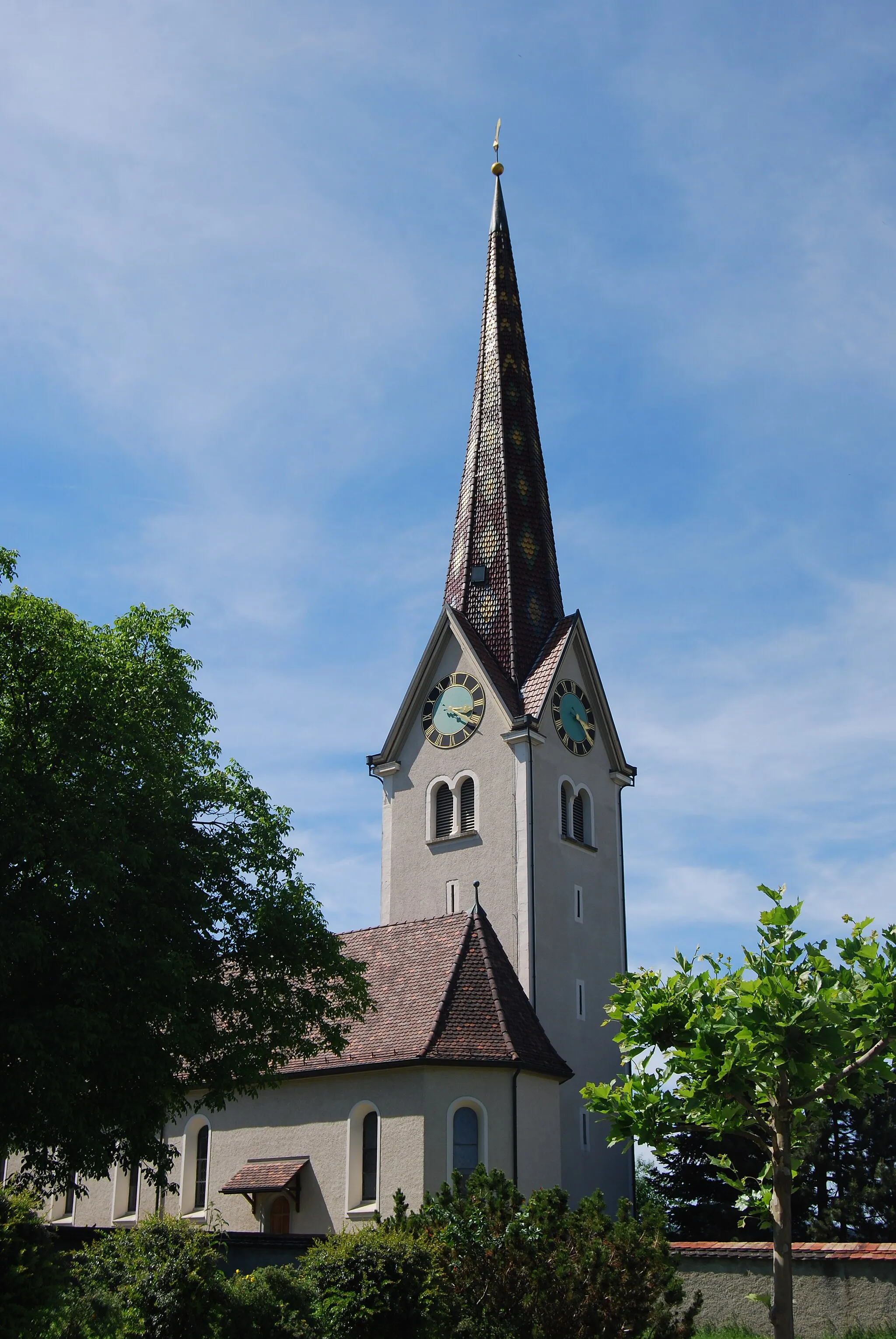 Photo showing: Protestant church of Affeltrangen, canton of Thurgovia, Switzerland