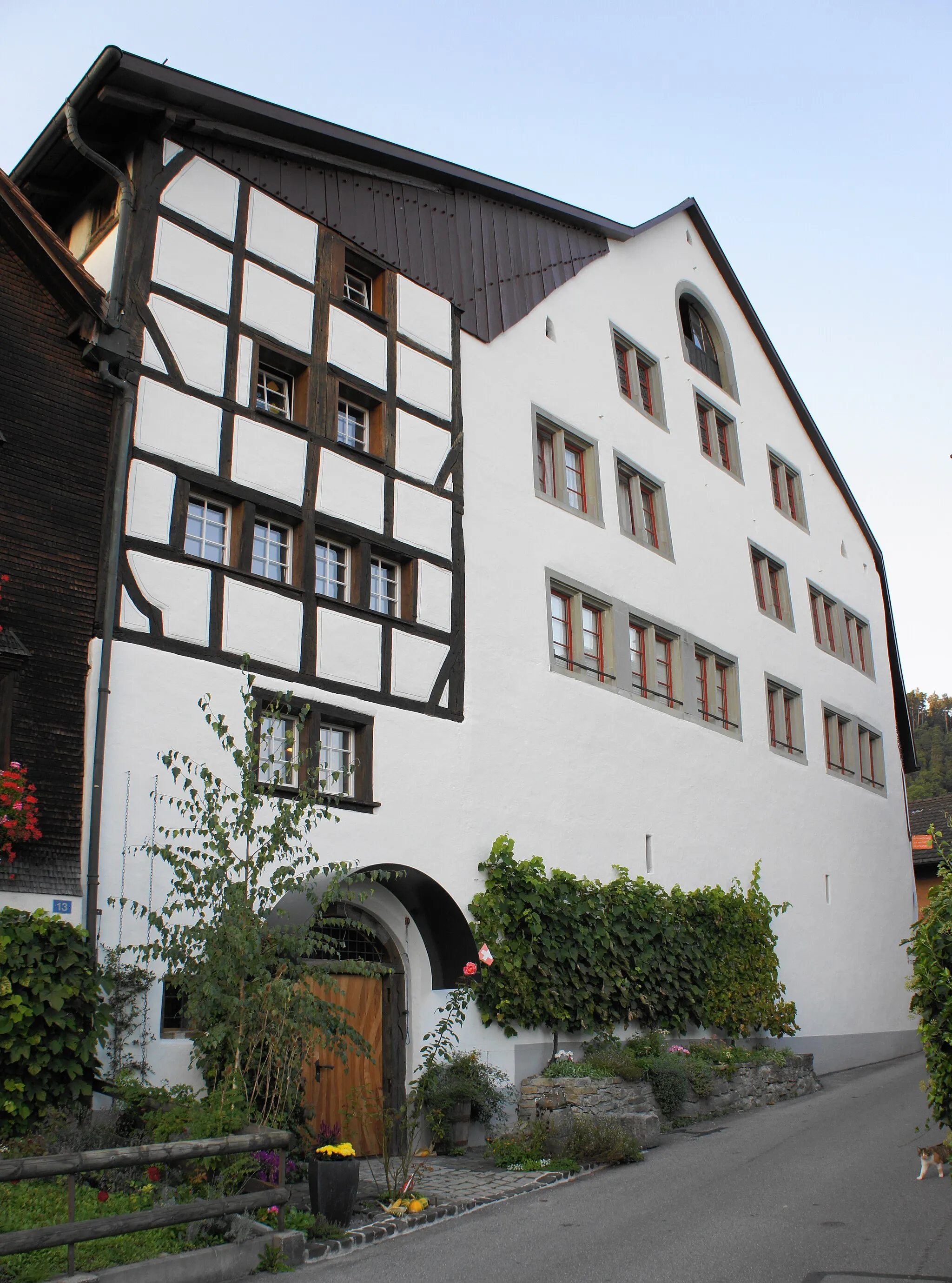 Photo showing: Balgach, altes Rathaus, Blick aus Südwesten (Steigstrasse)