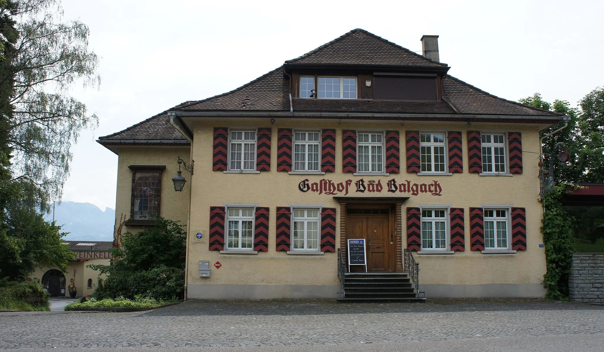 Photo showing: Restaurant und Hotel Bad Balgach.