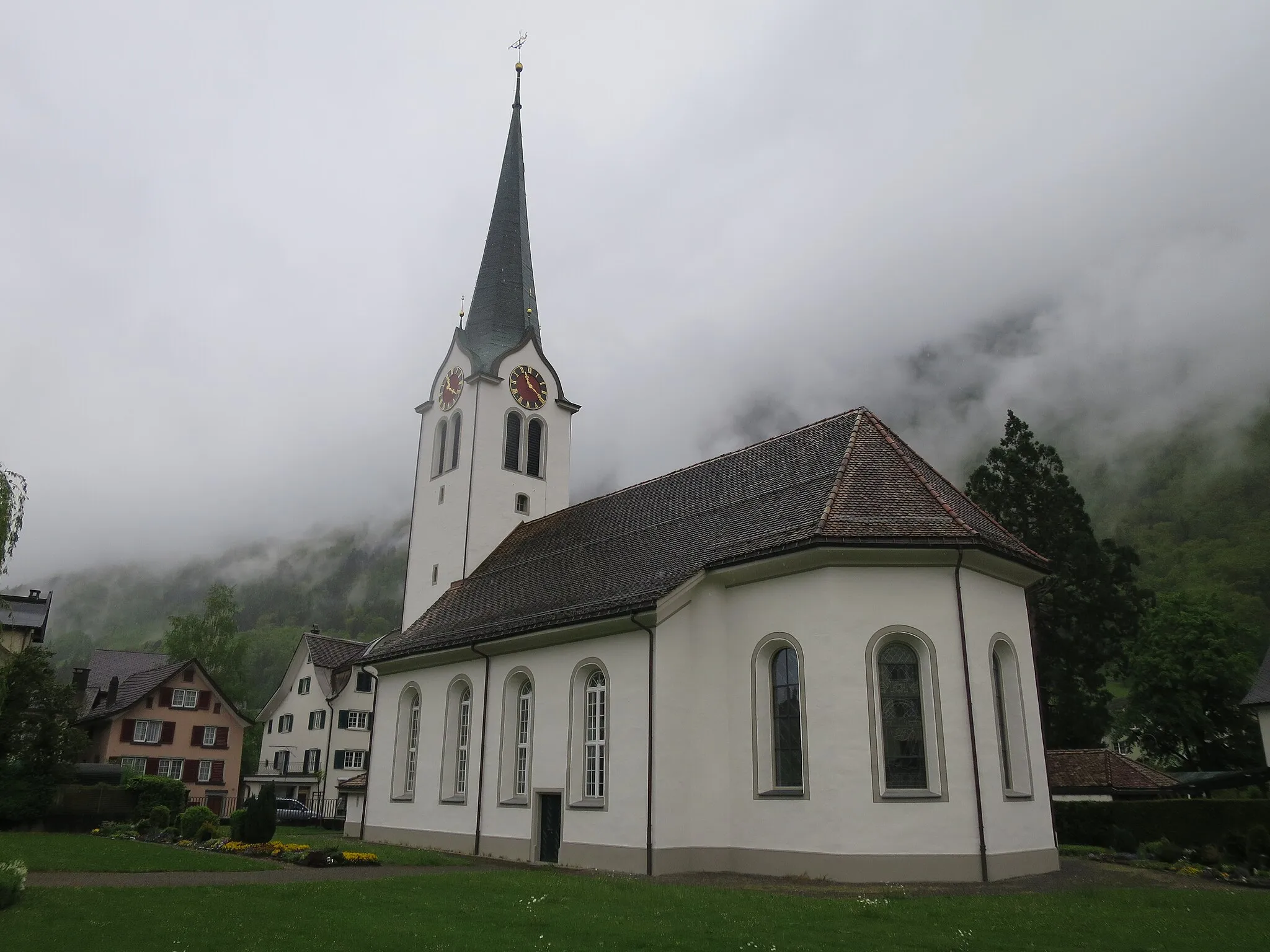 Photo showing: Reformierte Kirche Ennenda (1775)