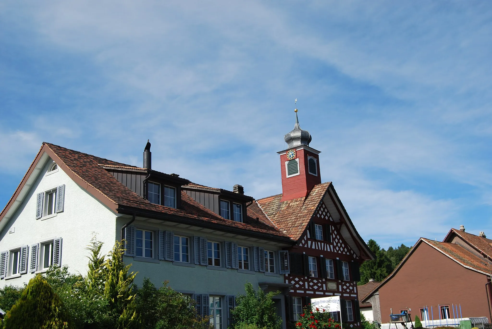 Photo showing: Old school building Eschlikon, canton of Thurgovia, Switzerland