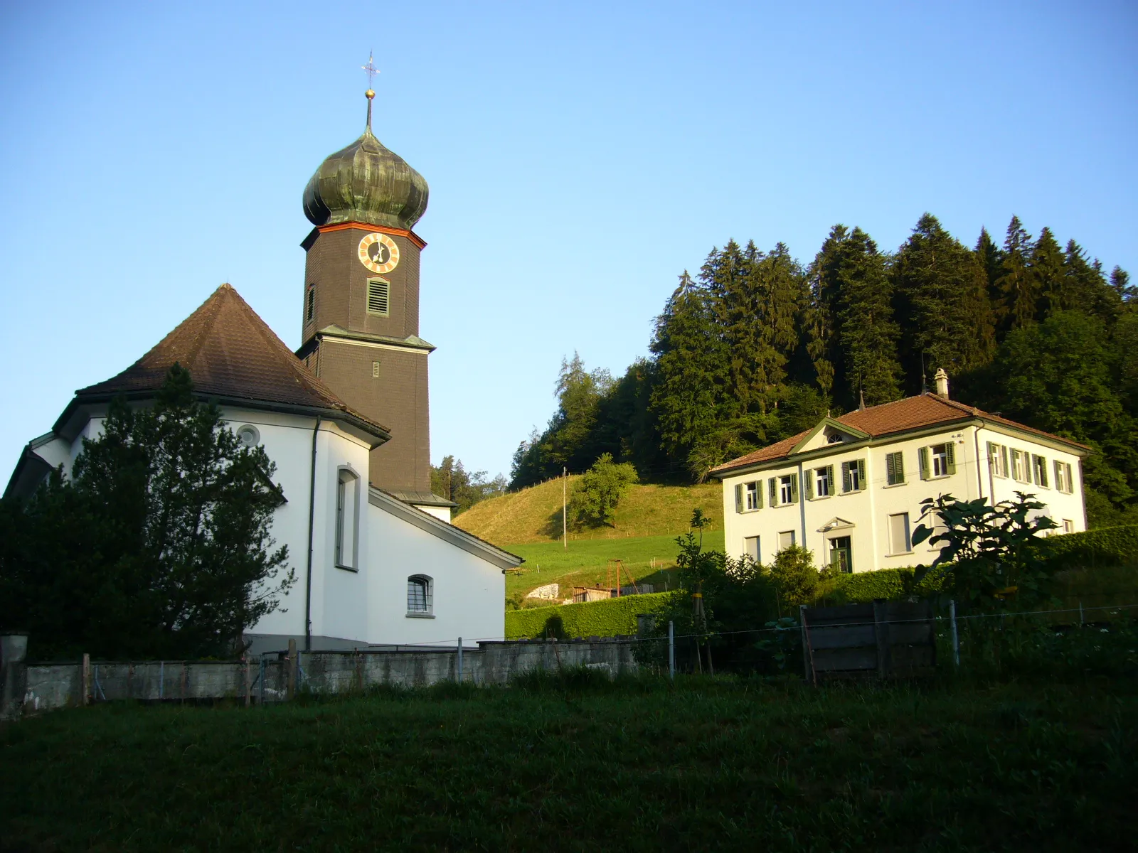 Photo showing: Kapelle Au in Fischingen, Kanton Thurgau. Fotografiert von Peter Berger, 23. Juli 2006.