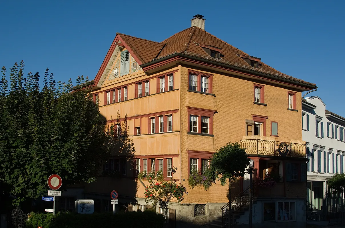Photo showing: Haus Harmonie in Heiden - Das einzige Haus, das beim Dorfbrand von 1838 nicht zerstört worden ist