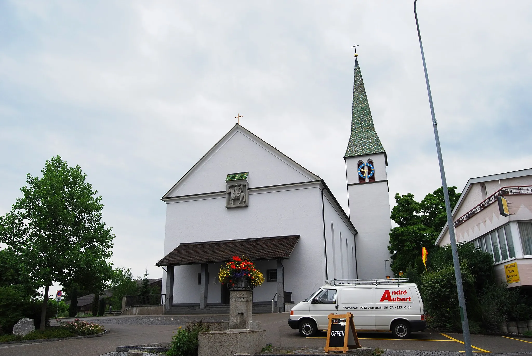 Photo showing: Church of Jonschwil, canton of St. Gallen, Switzerland