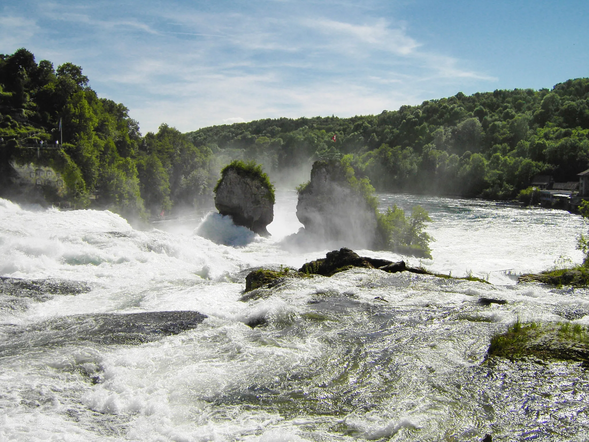 Photo showing: Rhine Falls at Neuhausen.