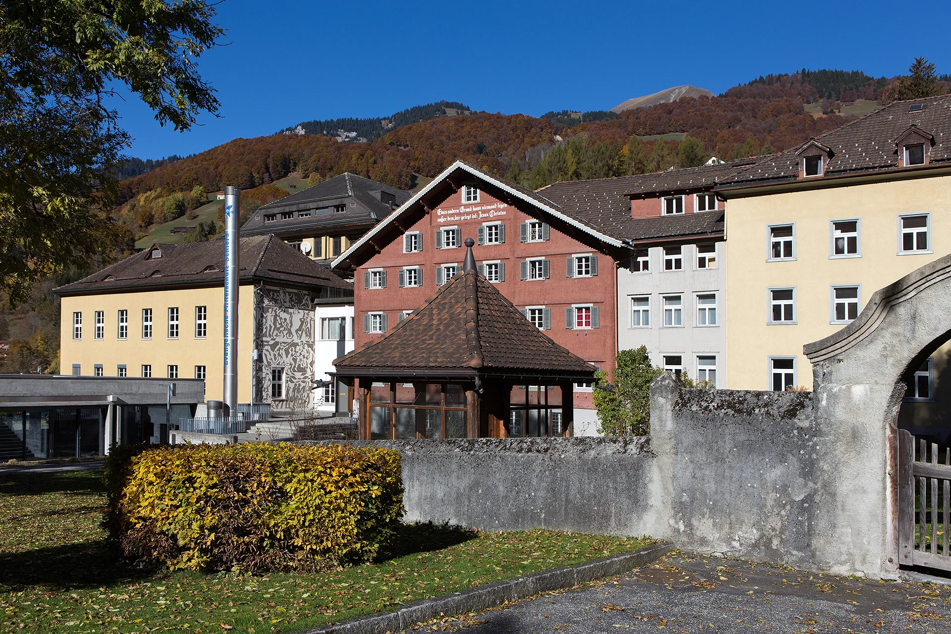 Photo showing: Evangelische Mittelschule in Schiers