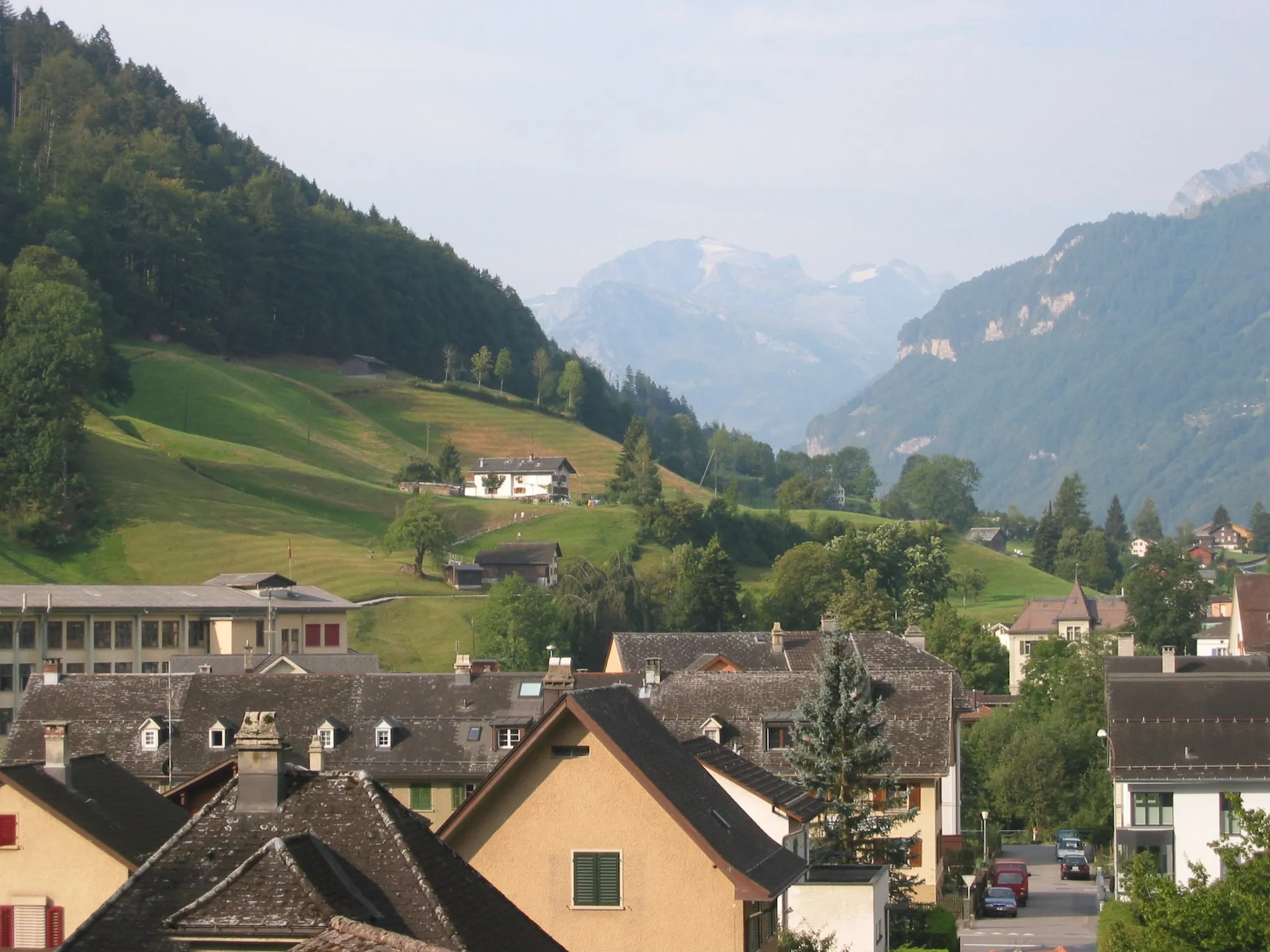 Photo showing: Schwanden Dorf