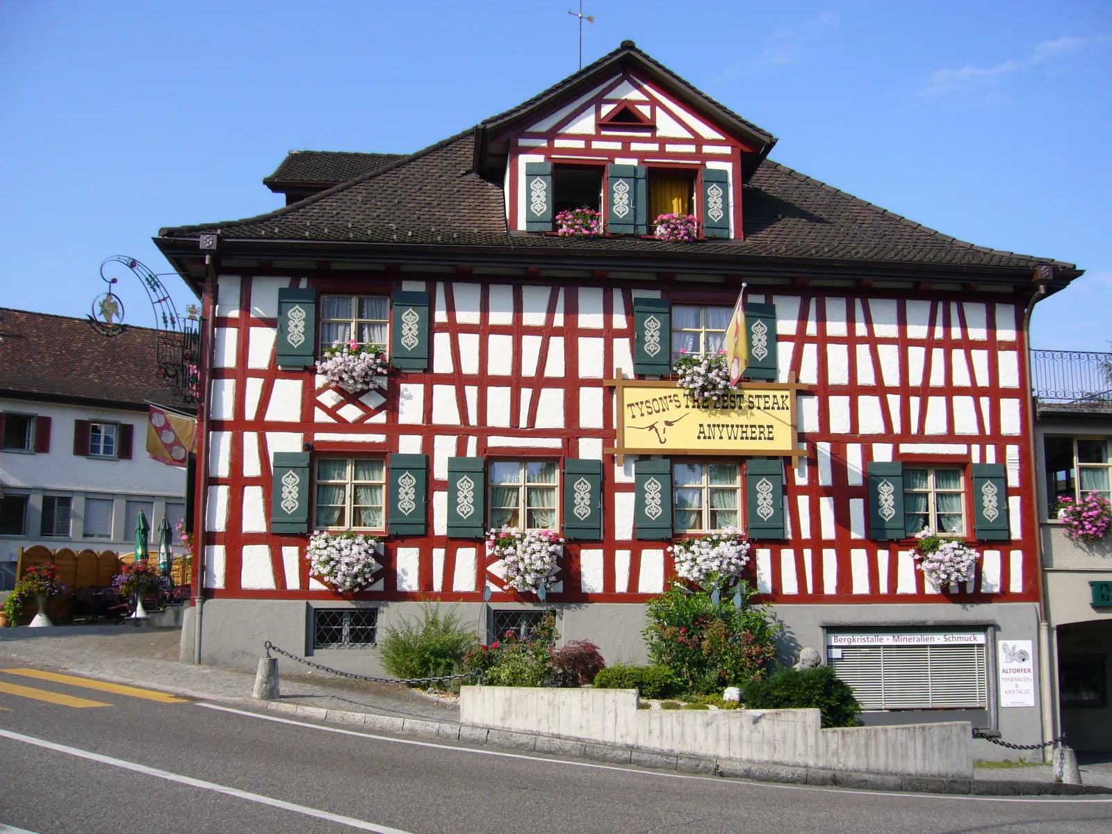 Photo showing: Pilgergasthaus Engel in Sirnach, Kanton Thurgau. Fotografiert von Peter Berger, 23. Juli 2006.
