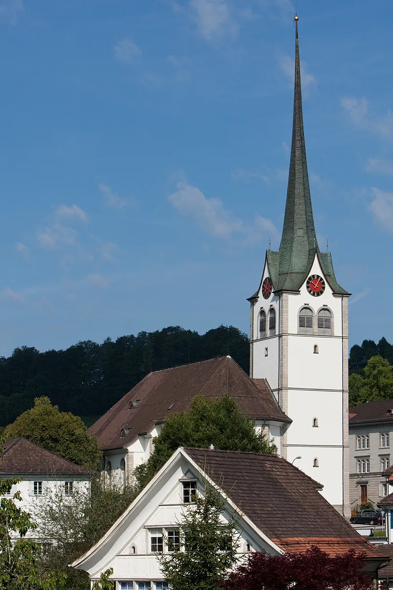 Photo showing: Reformierte Kirche in Teufen (AR)