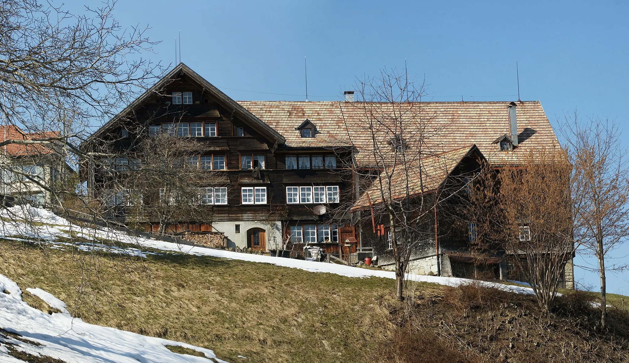 Photo showing: Haus am Schopfacker in Trogen im Kanton Appenzell Ausserrhoden.