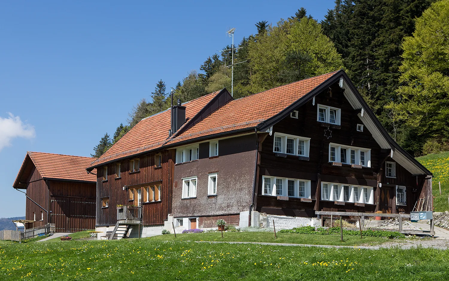 Photo showing: Bauernhaus, Held 787 in Walzenhausen (AR)