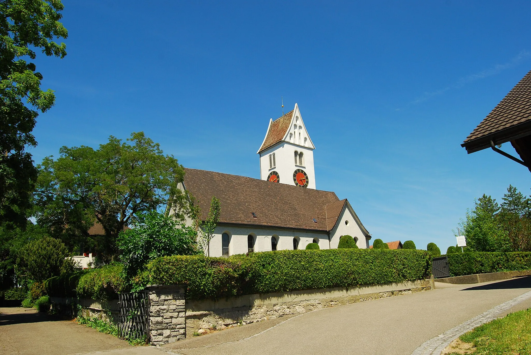 Photo showing: Protestant church of Wängi, canton of Thurgovia, Switzerland