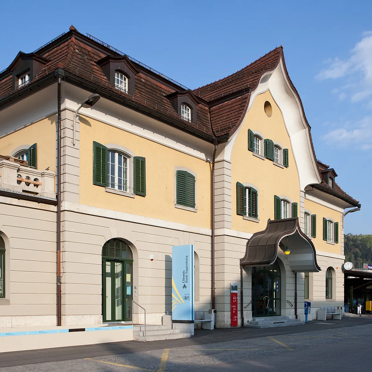 Photo showing: Bahnhof in Wattwil (SG)