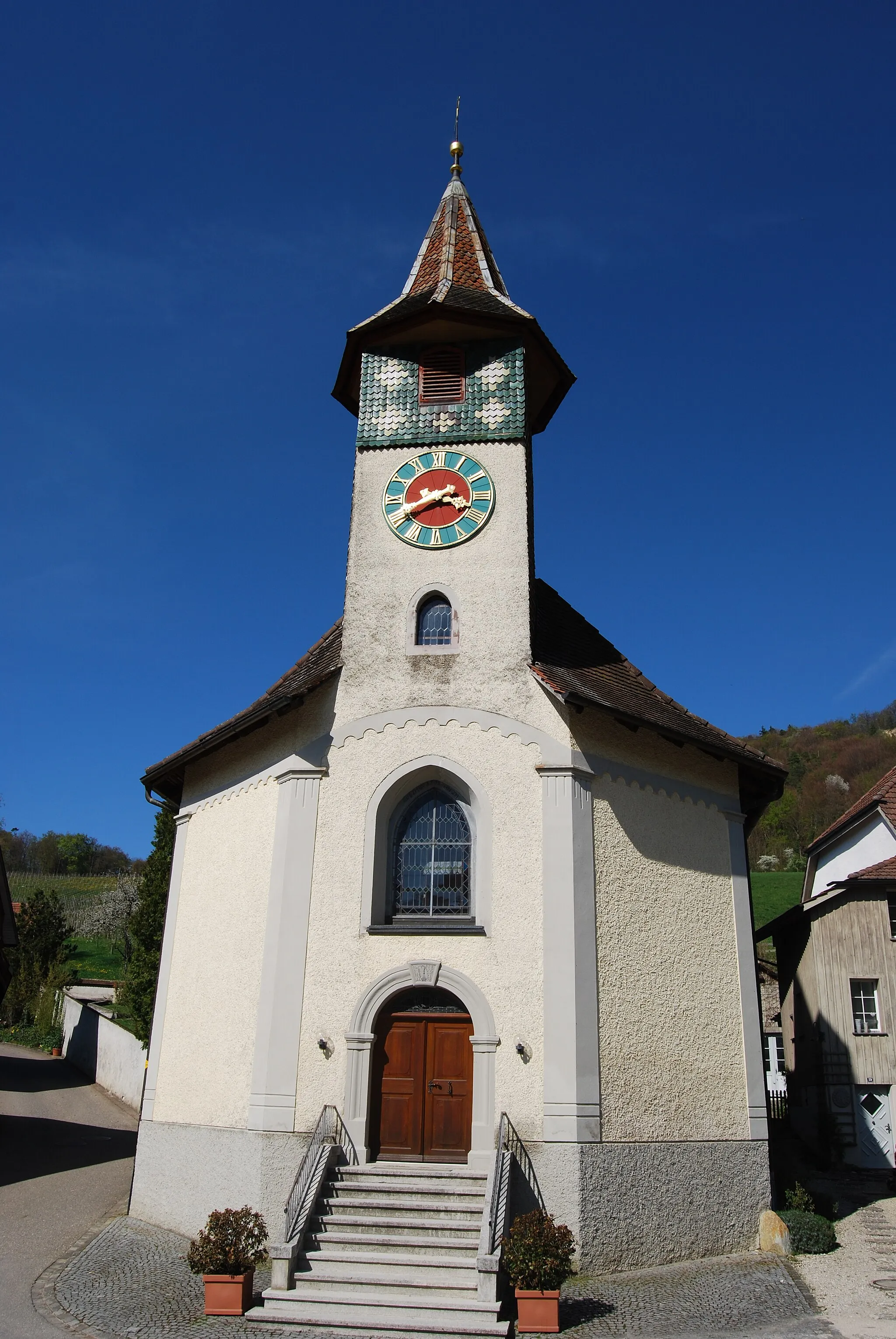Photo showing: Church Saint Jacob at Osterfingen, canton of Schaffhausen, Switzerland