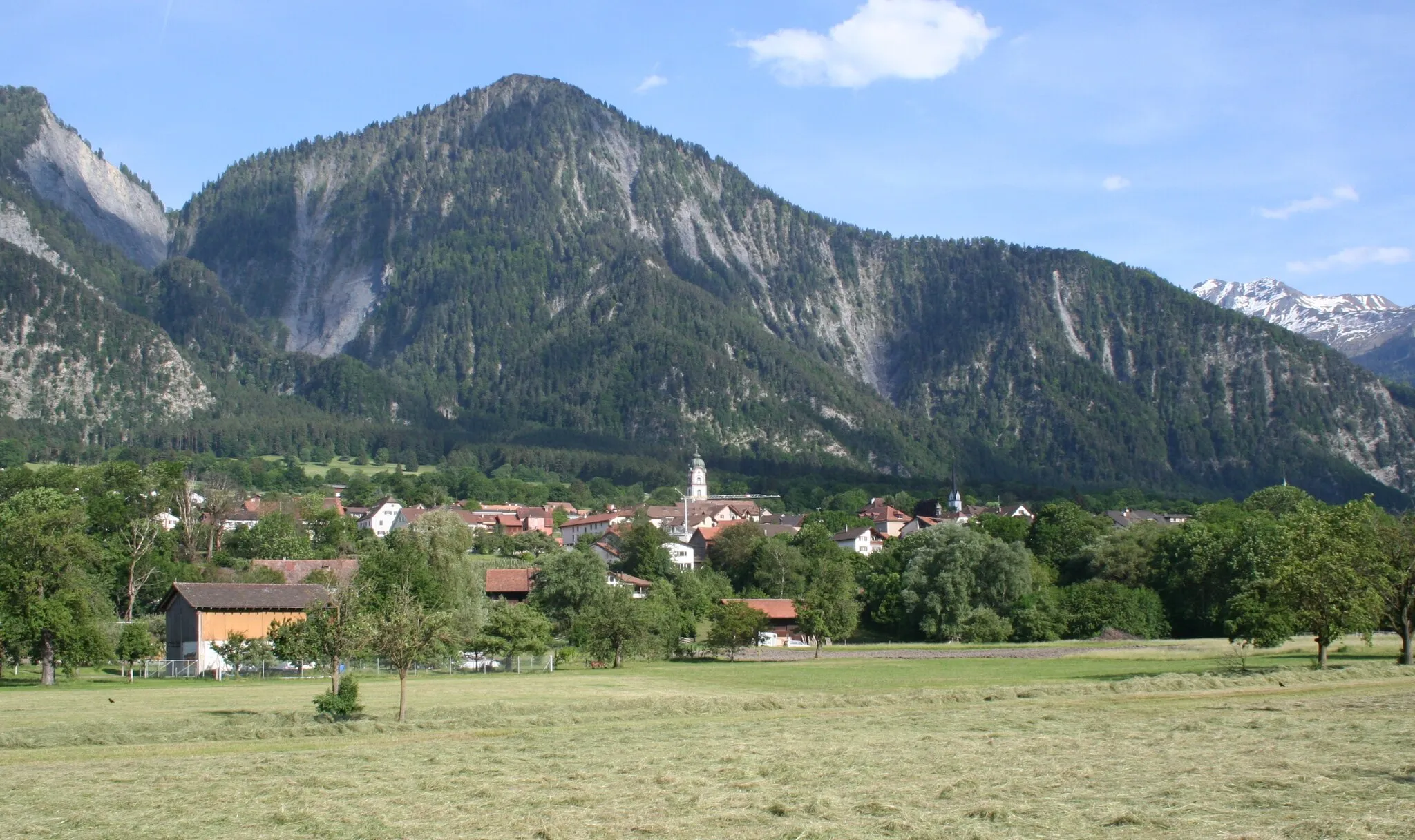 Photo showing: Zizers, Ansicht von Süden