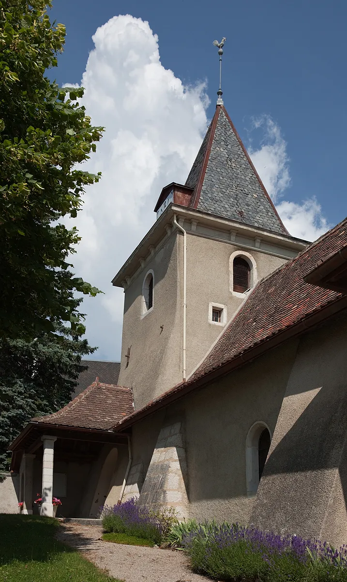 Photo showing: Eglise Saint Antoine (1306) à Arzier