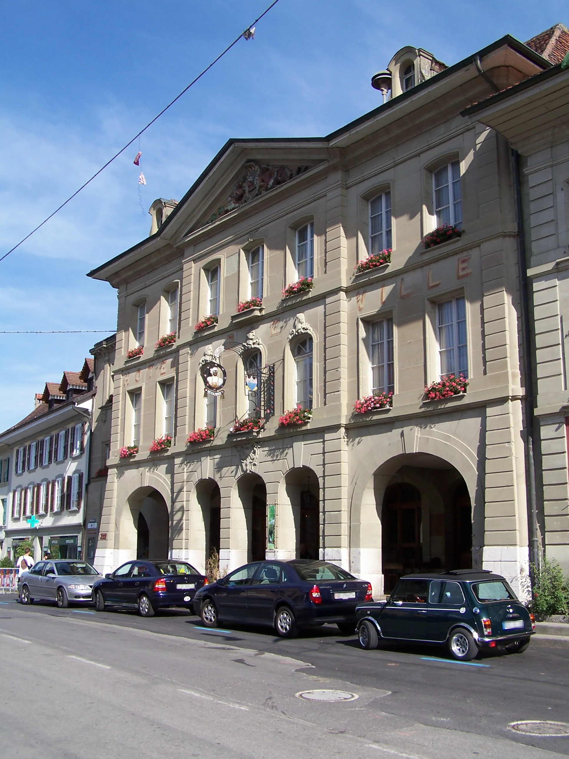 Photo showing: town hal of Avenches, Vaud, Switerland