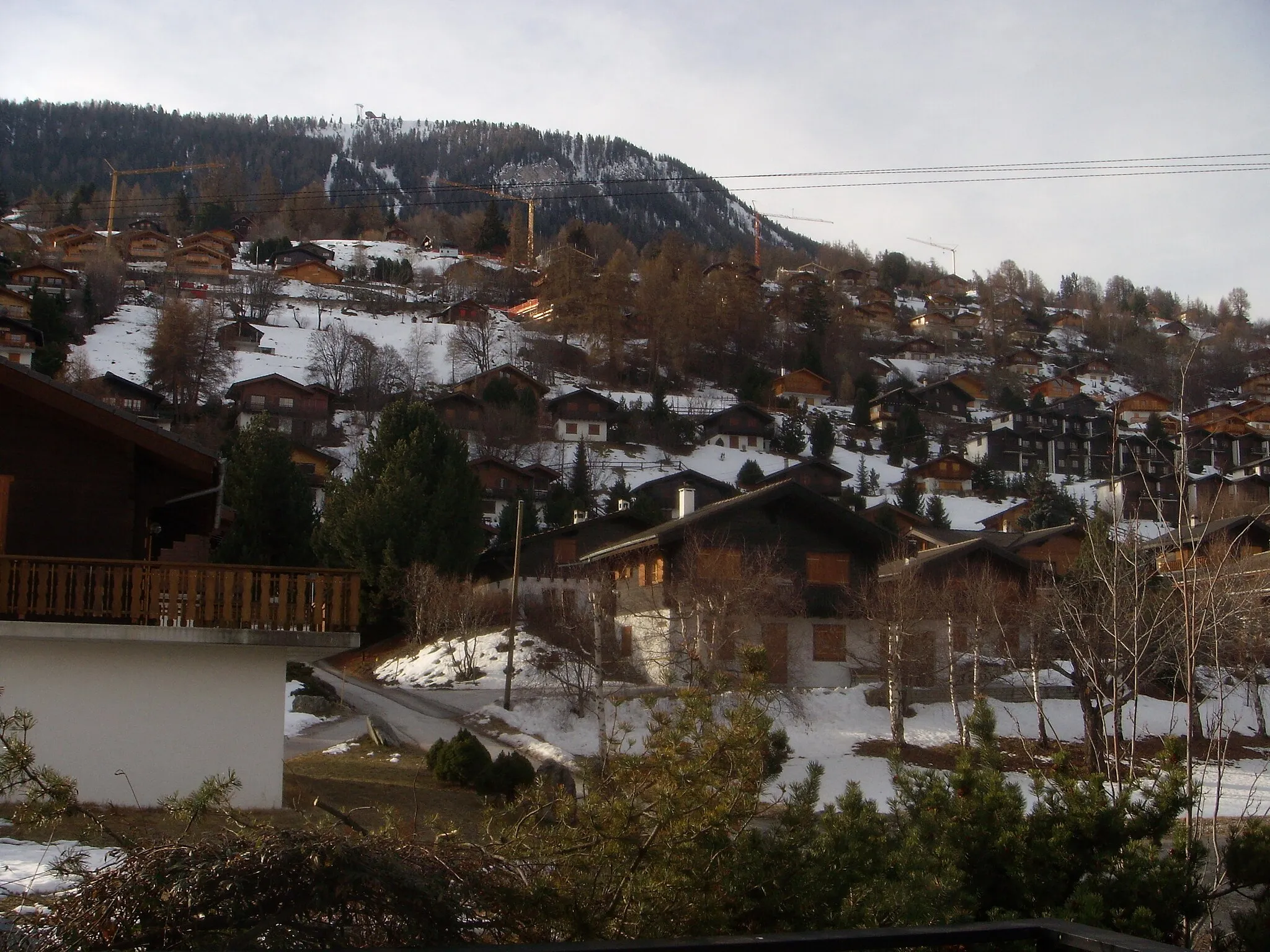 Photo showing: Village of Haute Nendaz above Nendaz, Valais, Switzerland