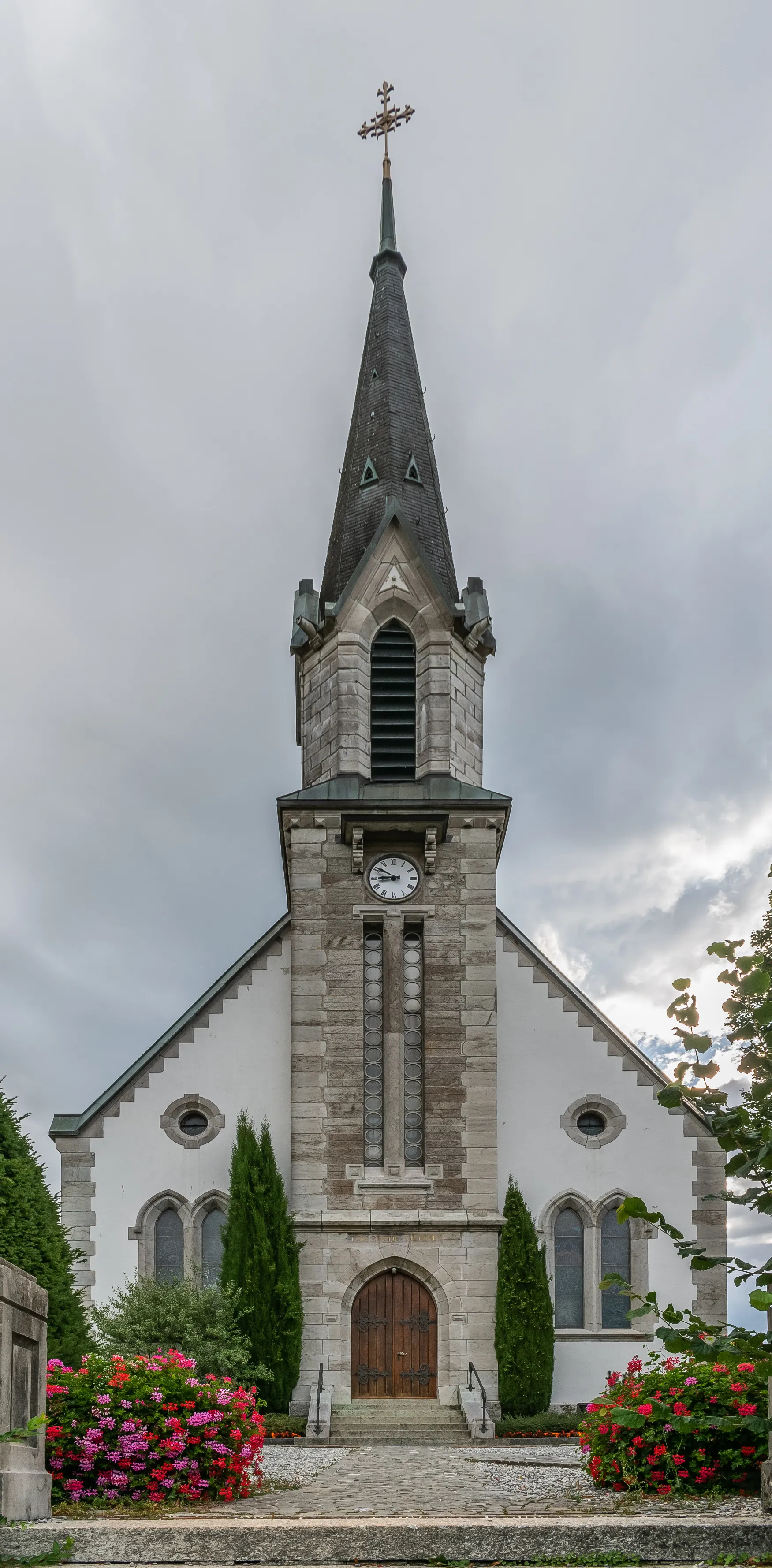 Photo showing: Church in Chexbres, canton of Vaud, Switzerland