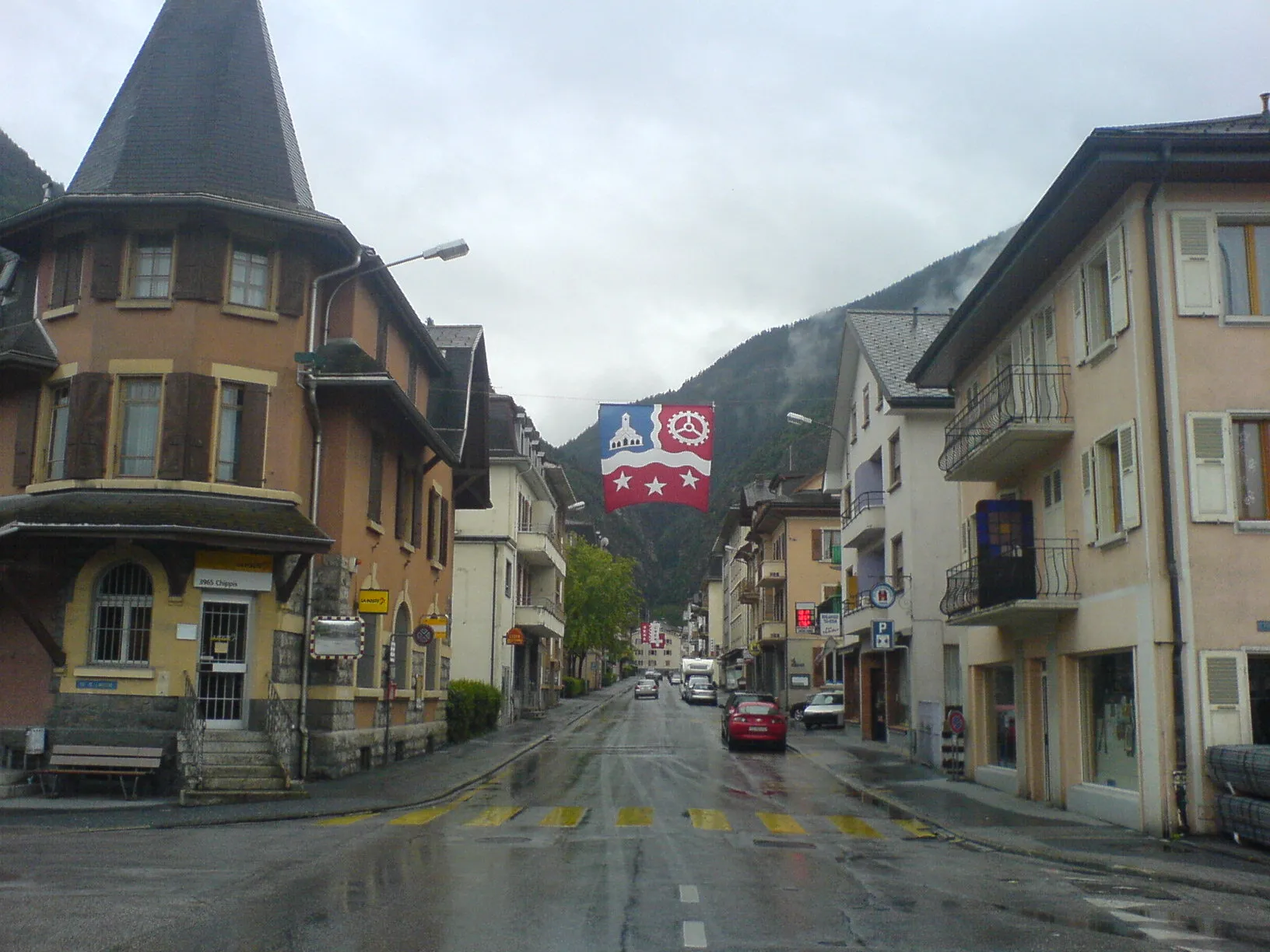 Photo showing: Village of Chippis, Valais, Switzerland