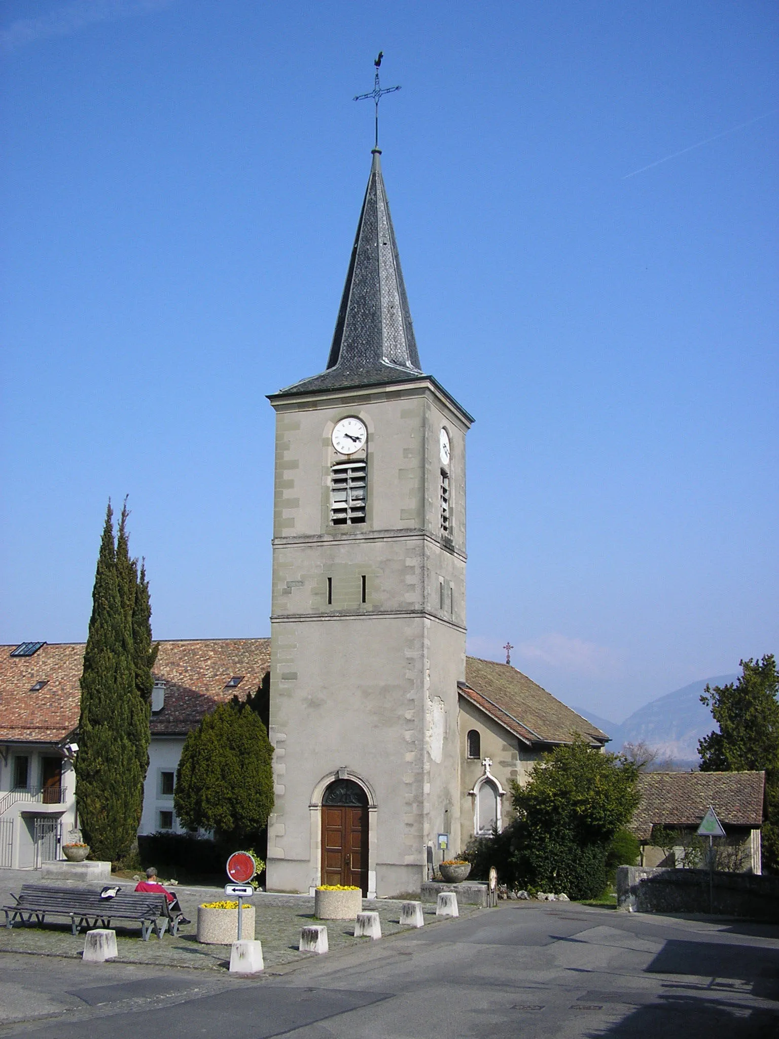 Photo showing: Church of Confignon