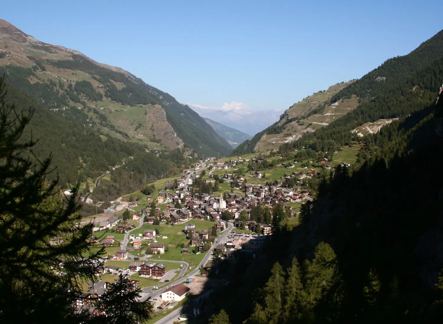 Photo showing: Village d'Evolène, Val d'Hérens, Vallais, Suisse