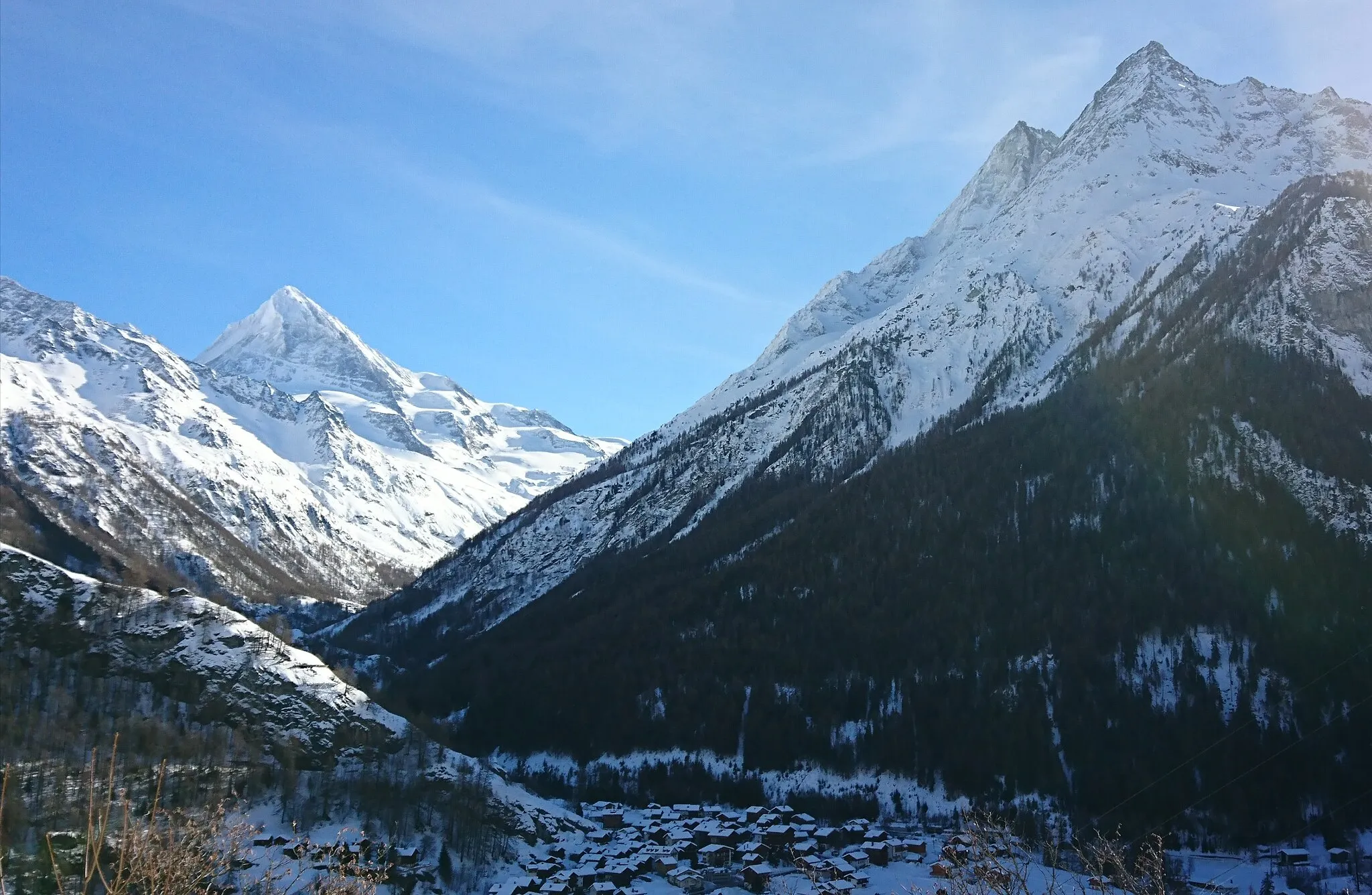 Photo showing: Vue Dent-Blanche et les Haudères