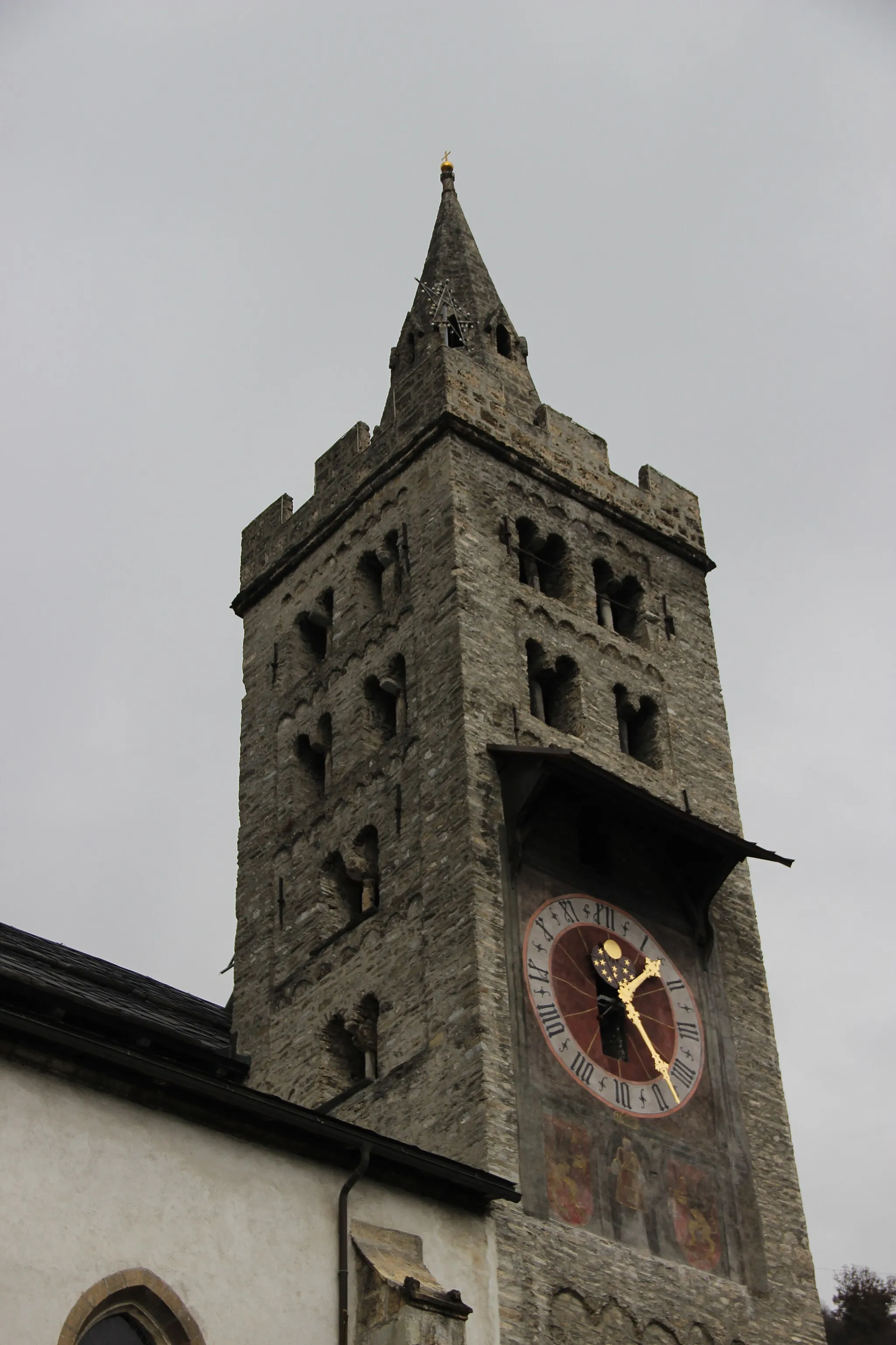 Photo showing: Church St. Stephan in Leuk