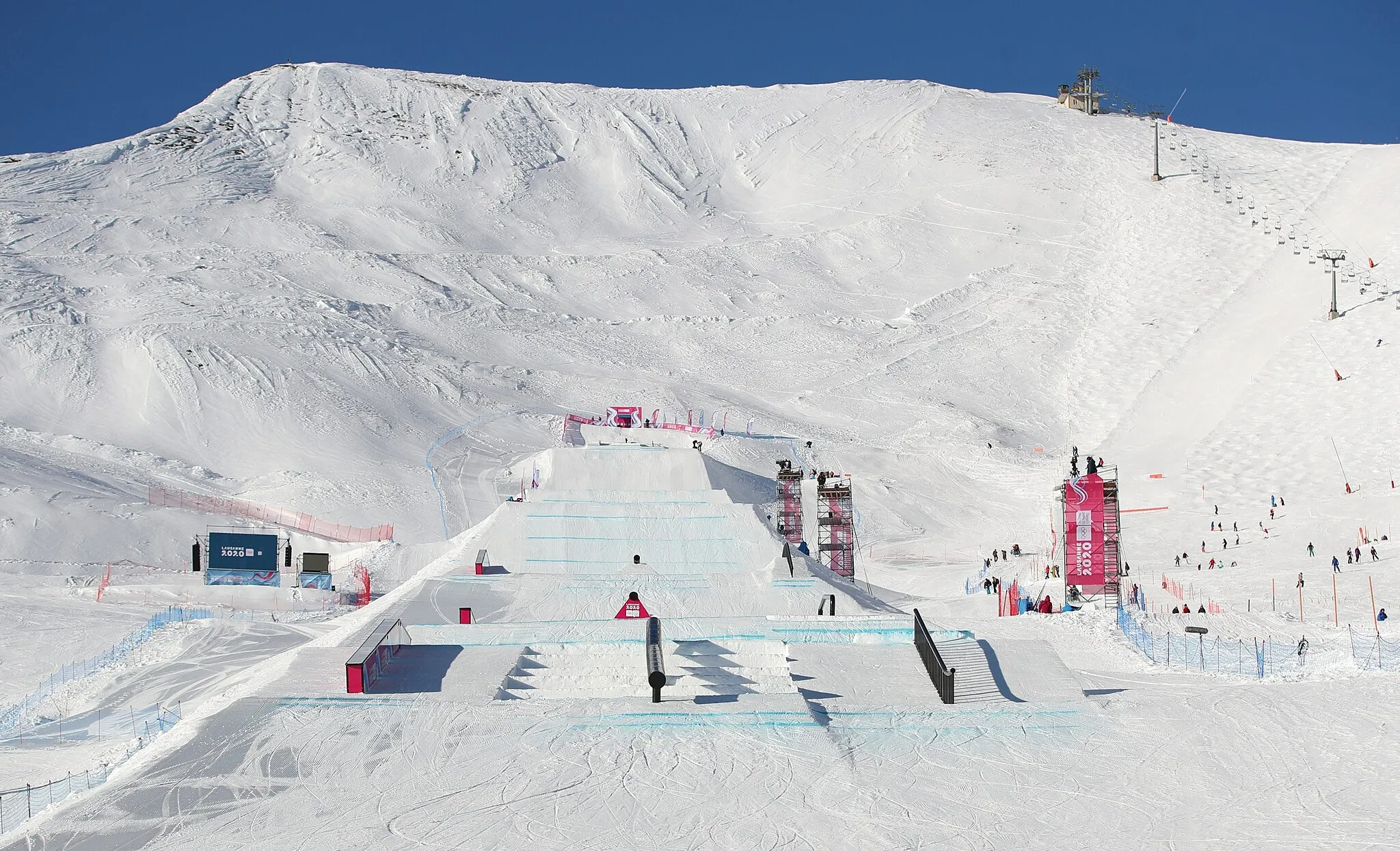 Photo showing: Mascot Ceremony of Snowboarding – Men's Slopestyle at the 2020 Winter Youth Olympics in Lausanne on 20 January 2020.