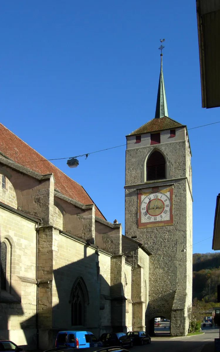 Photo showing: Moudon, église St-Etienne