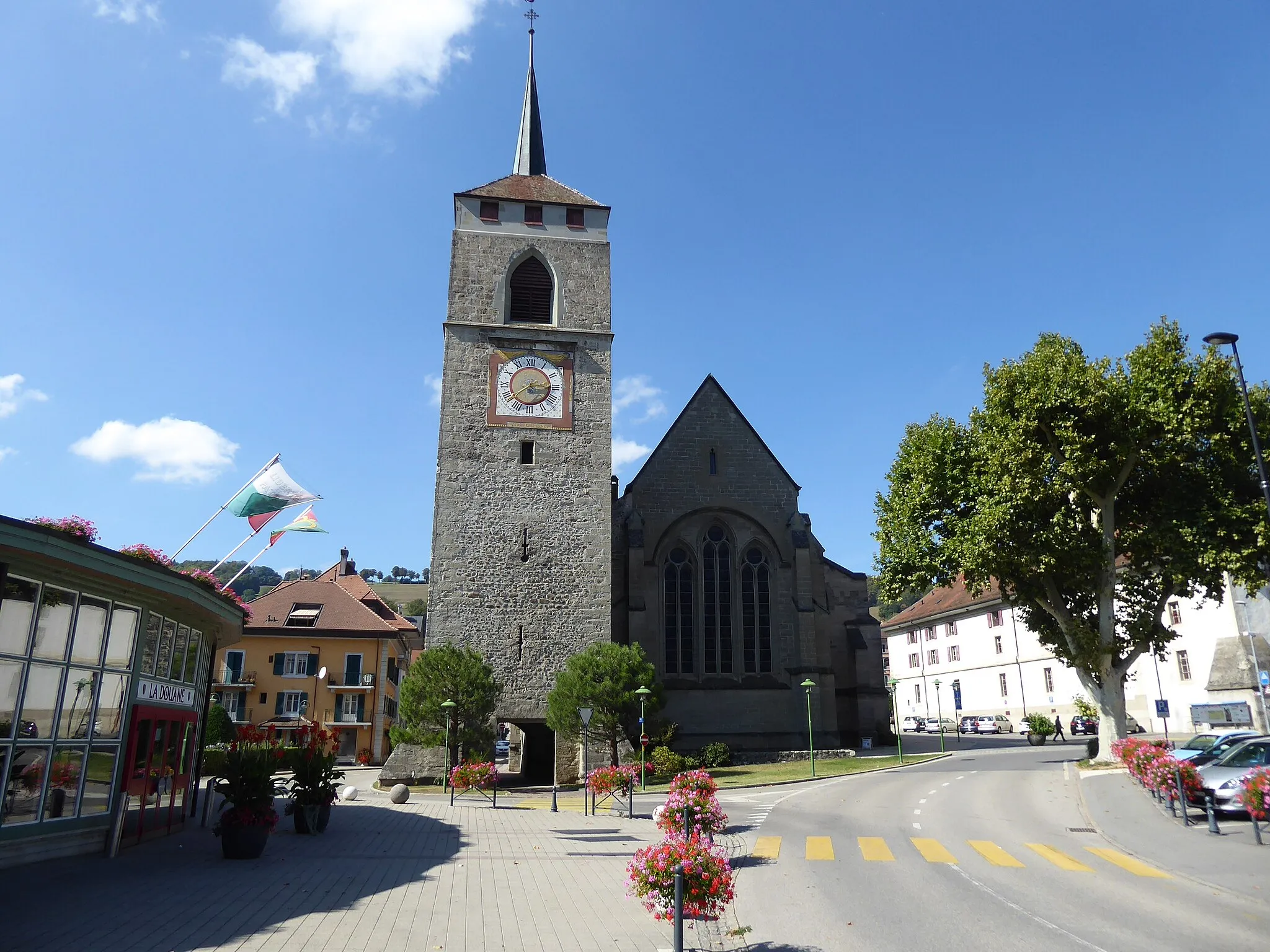 Photo showing: Kirche Saint-Etienne in Moudon (VD)